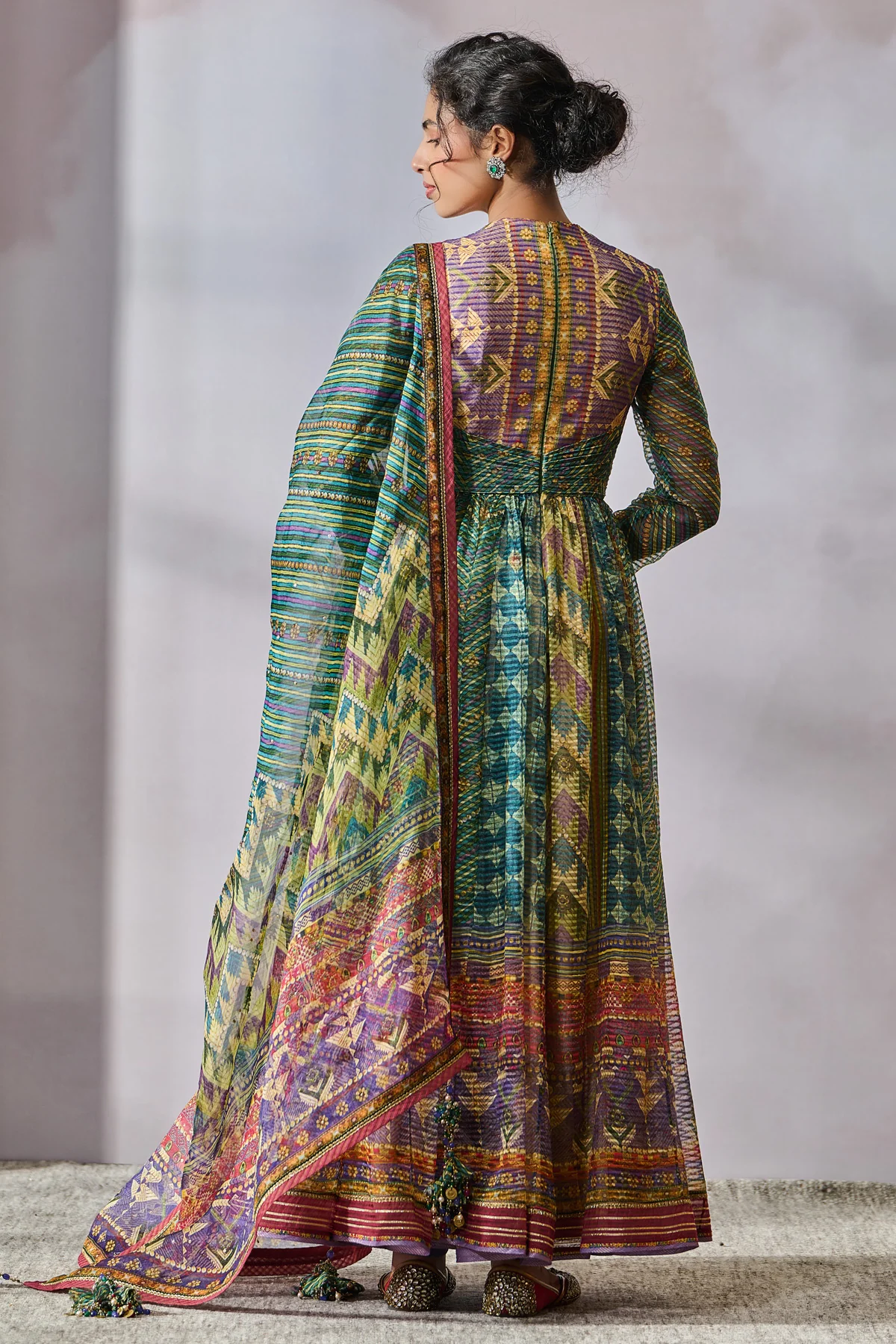 SOL Anarkali Dupatta Churidar - Image 3