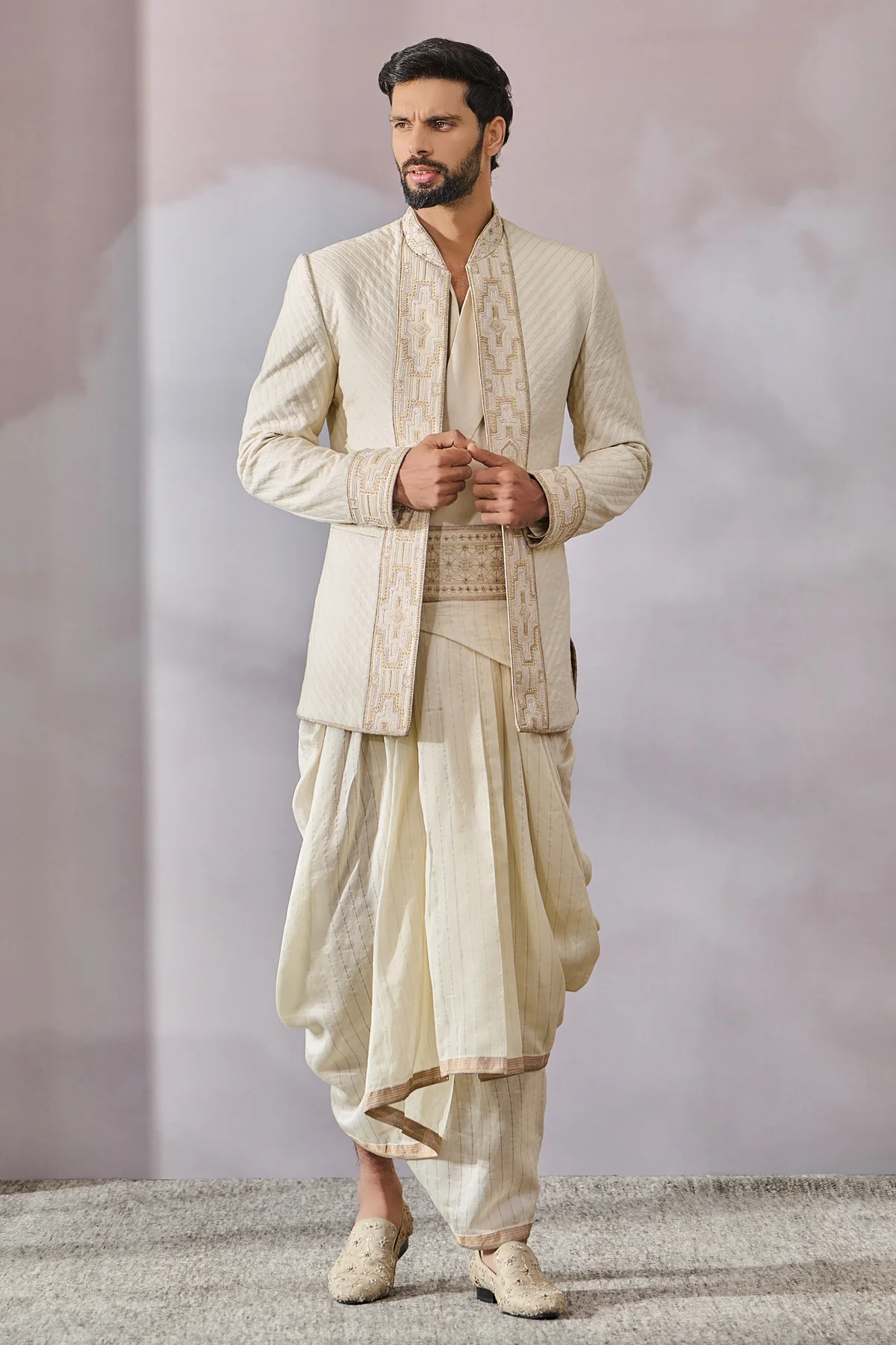 SOL Bandgala Shirt Dhoti