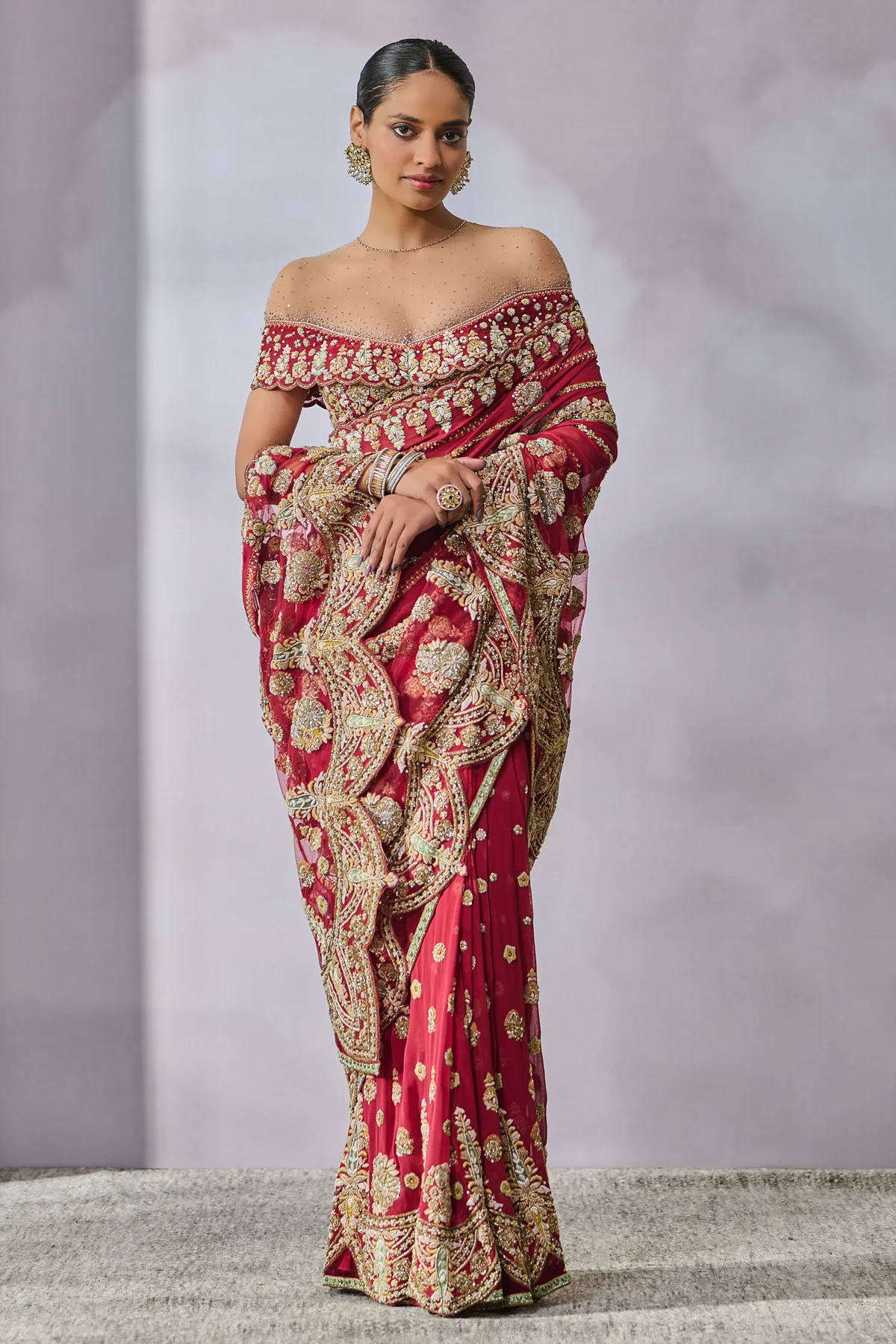 SOL Blouse Saree