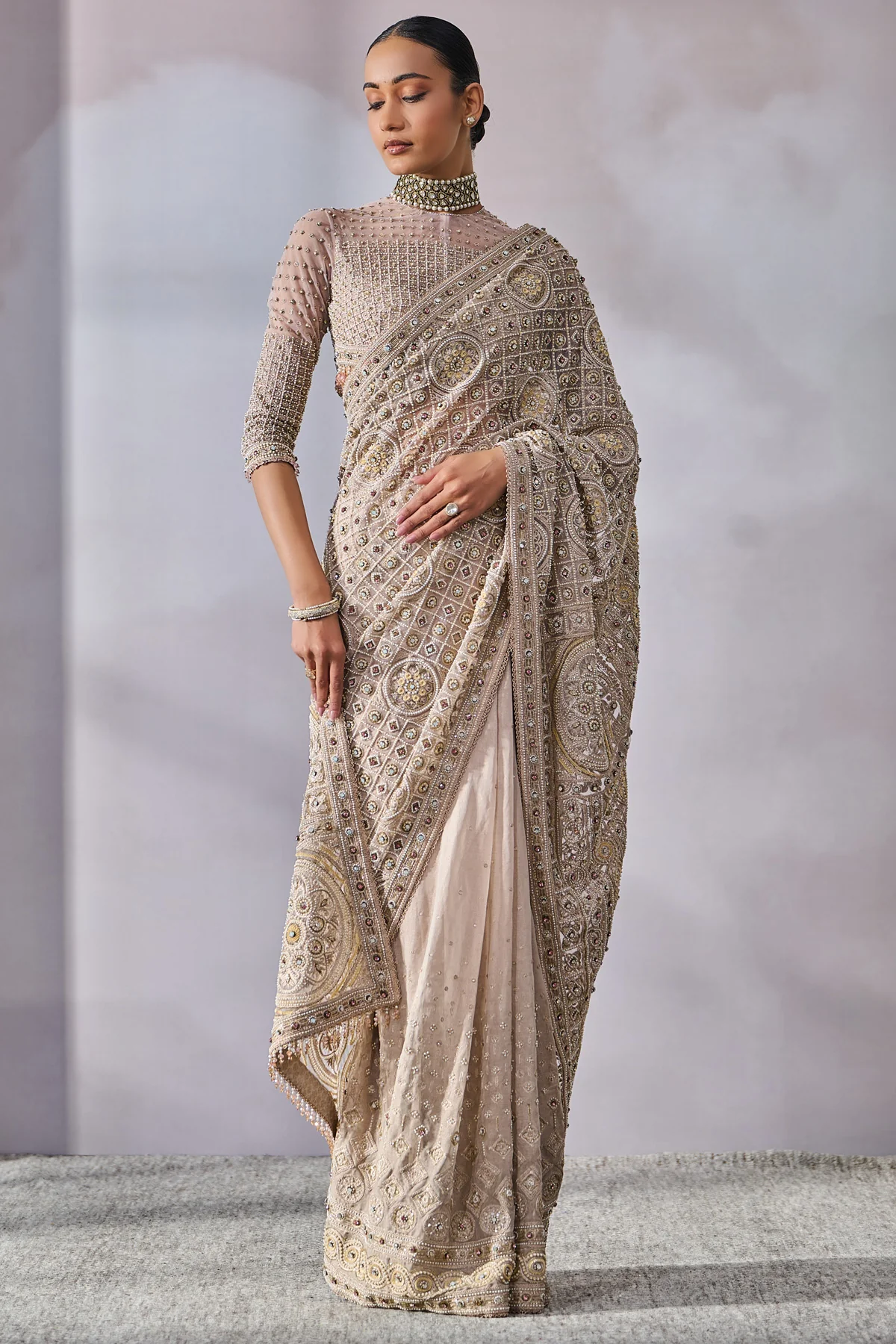 SOL Blouse Saree - Image 2