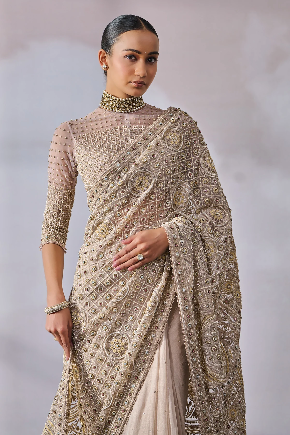 SOL Blouse Saree - Image 3