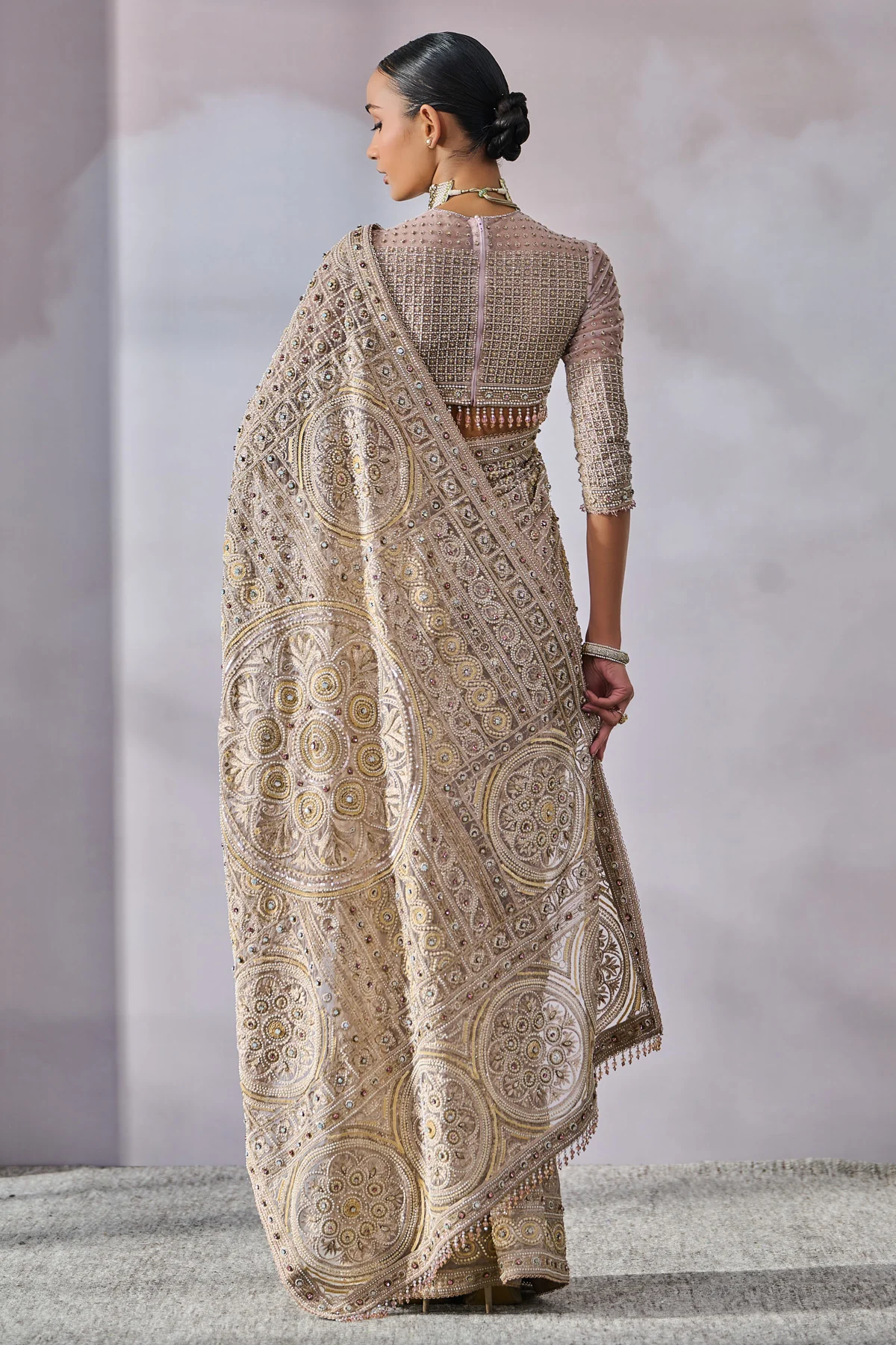 SOL Blouse Saree - Image 4