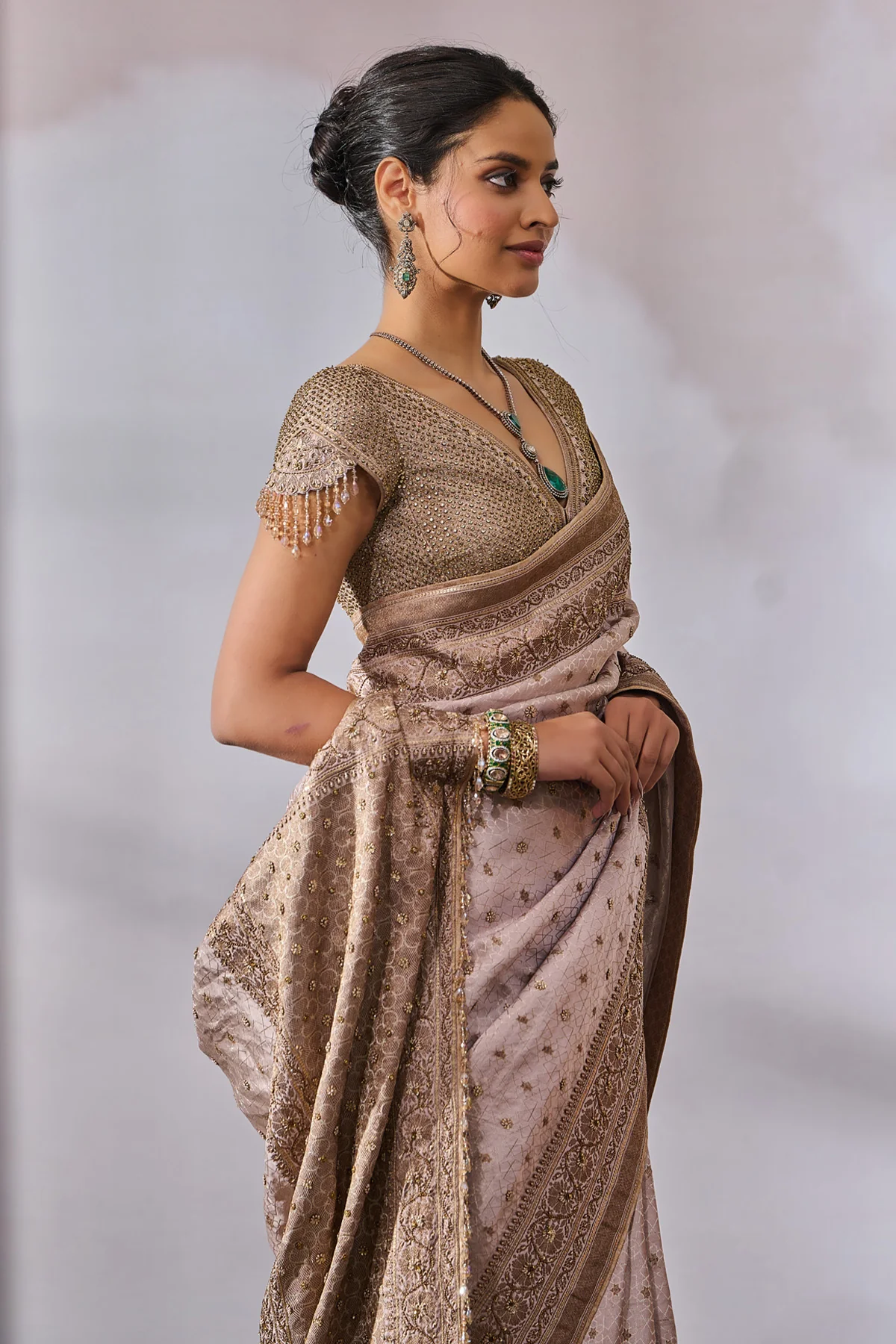 SOL Blouse Saree - Image 3
