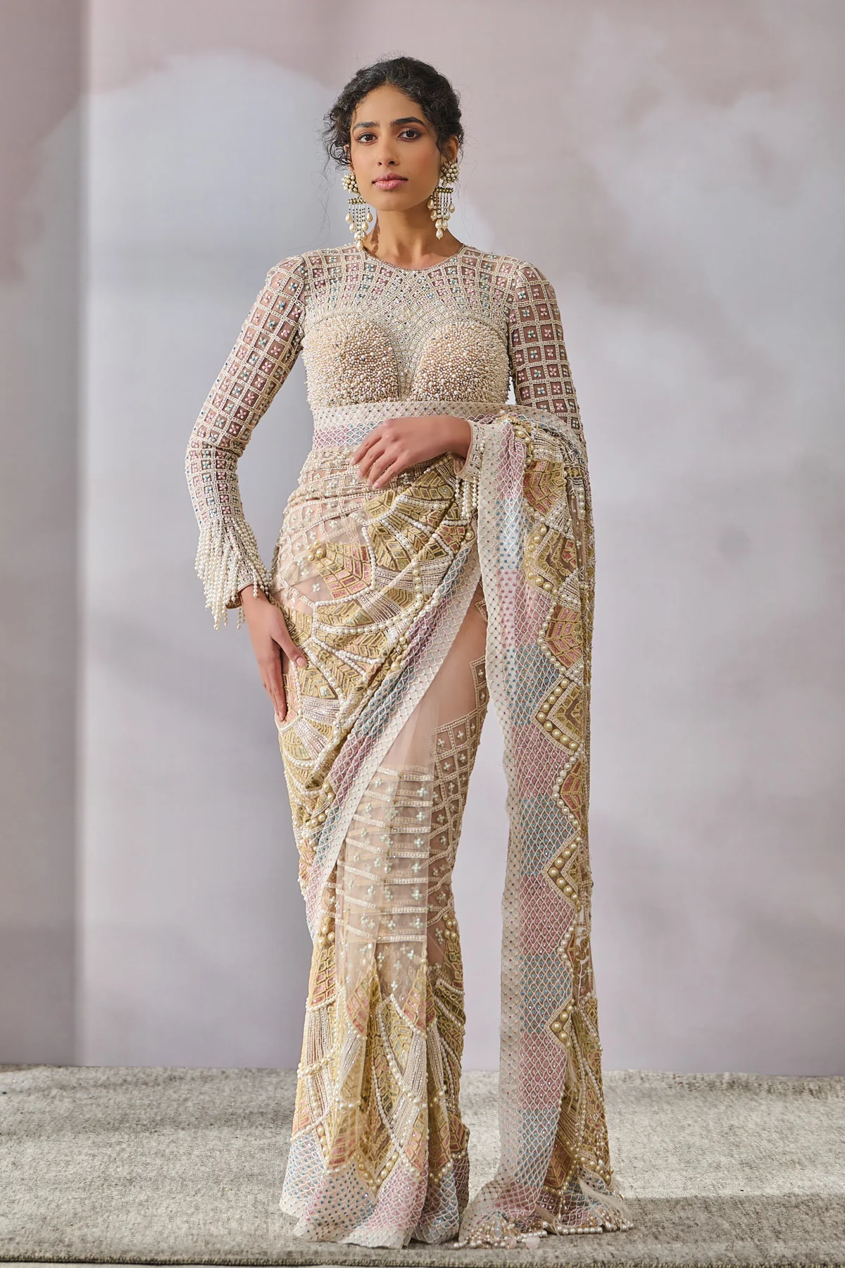 SOL Blouse Saree - Image 2