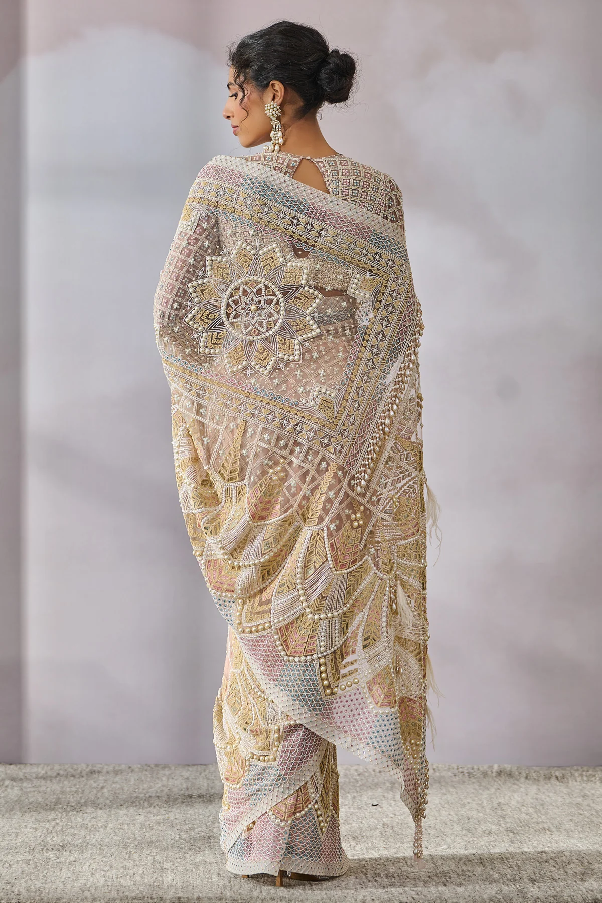 SOL Blouse Saree - Image 3