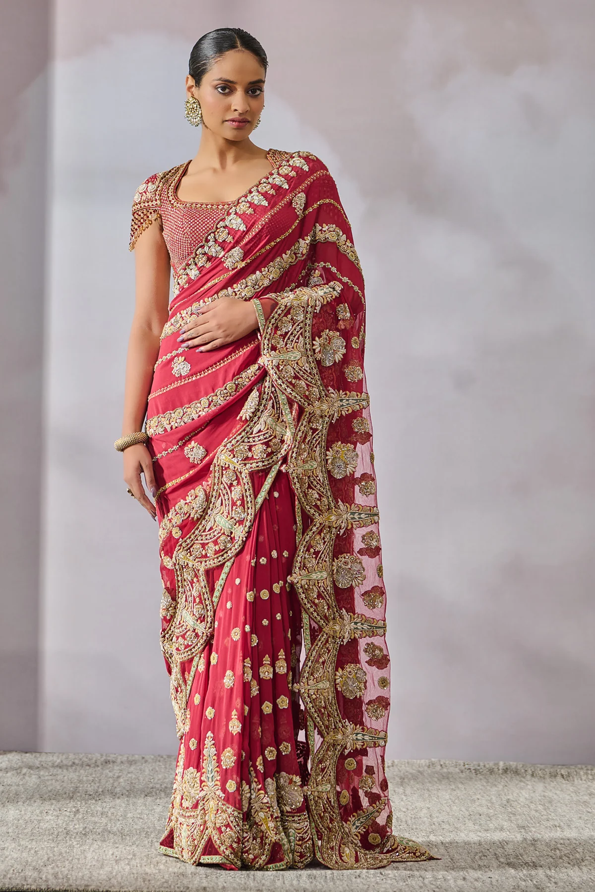 SOL Blouse Saree