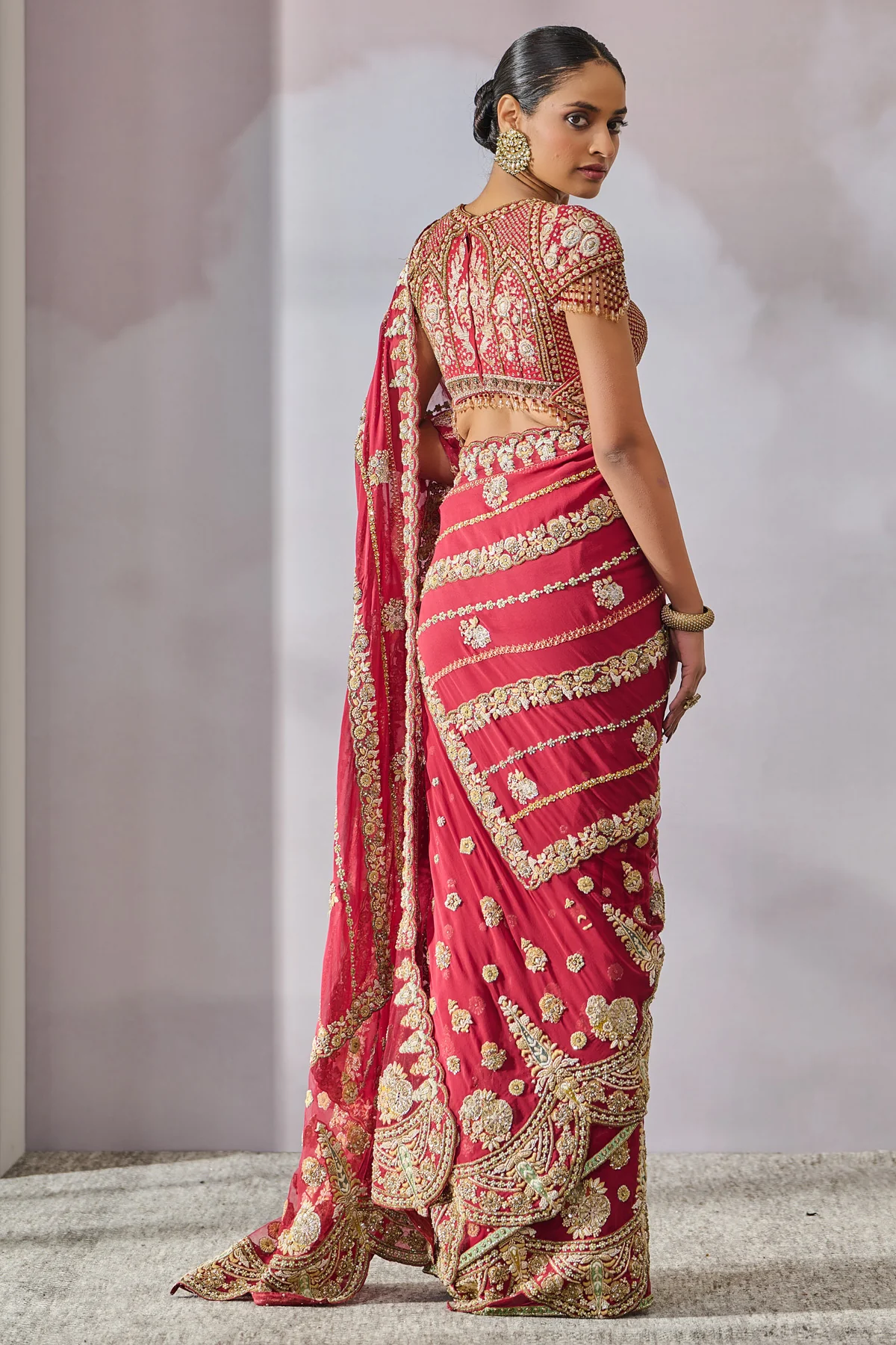 SOL Blouse Saree - Image 4