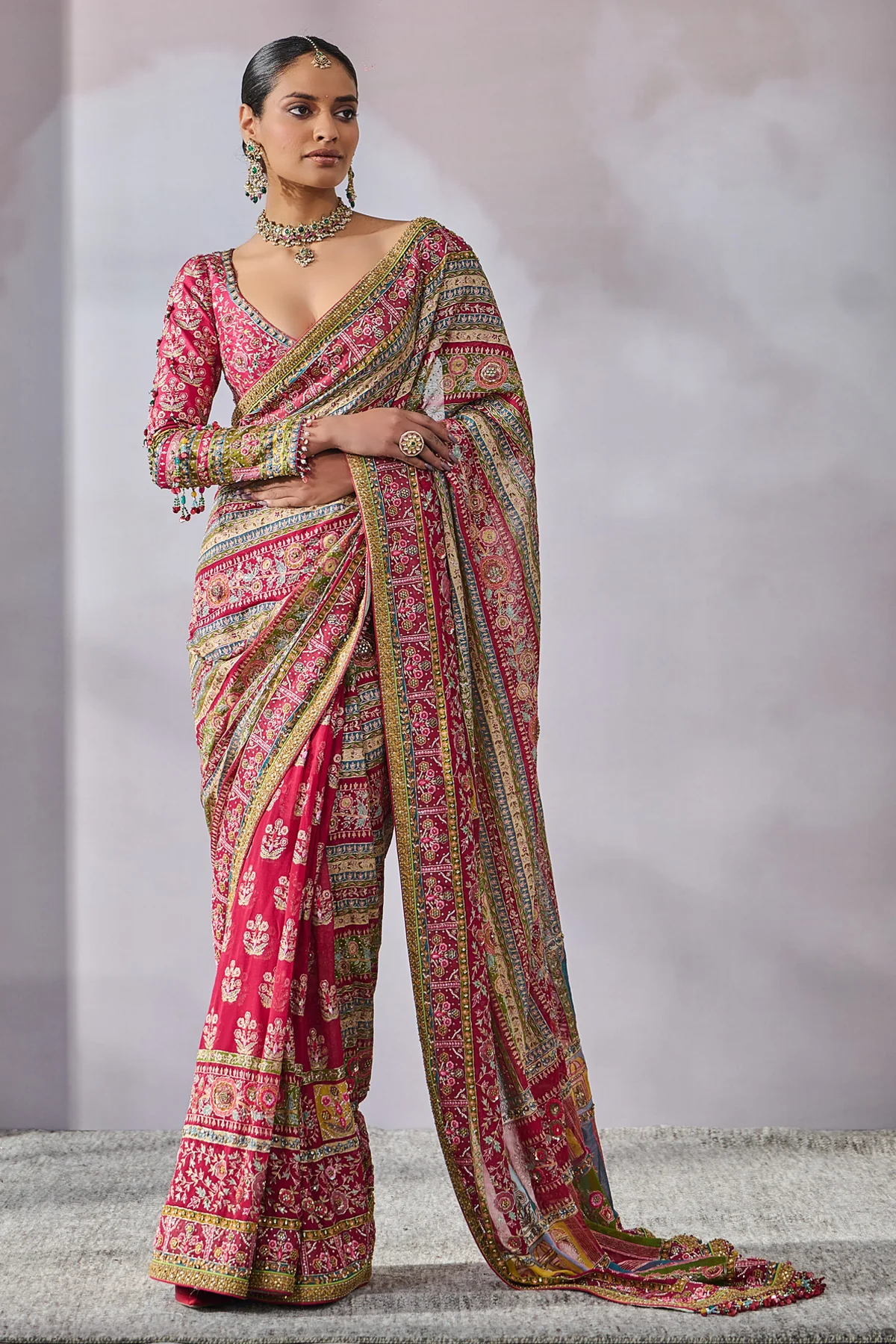 SOL Blouse Saree