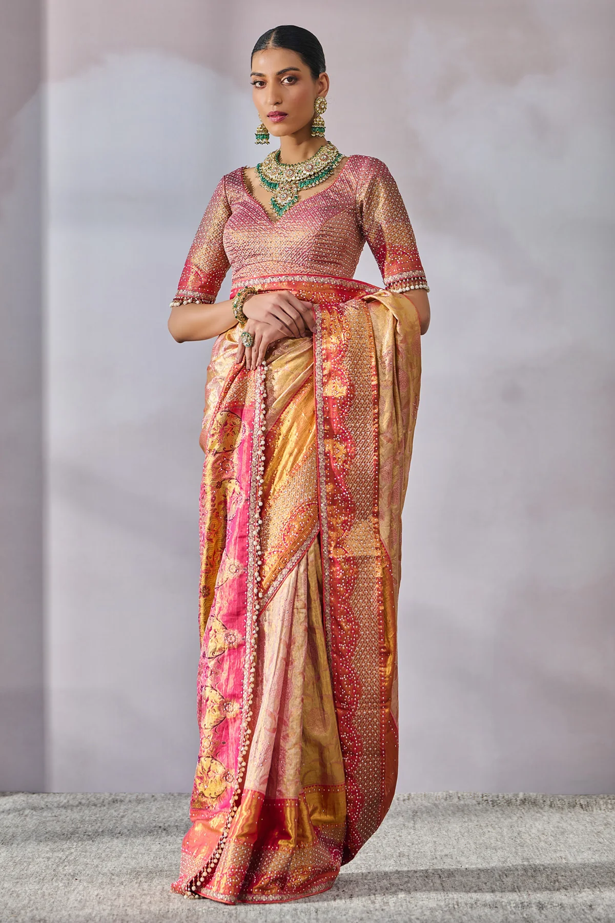 SOL Blouse Saree - Image 2