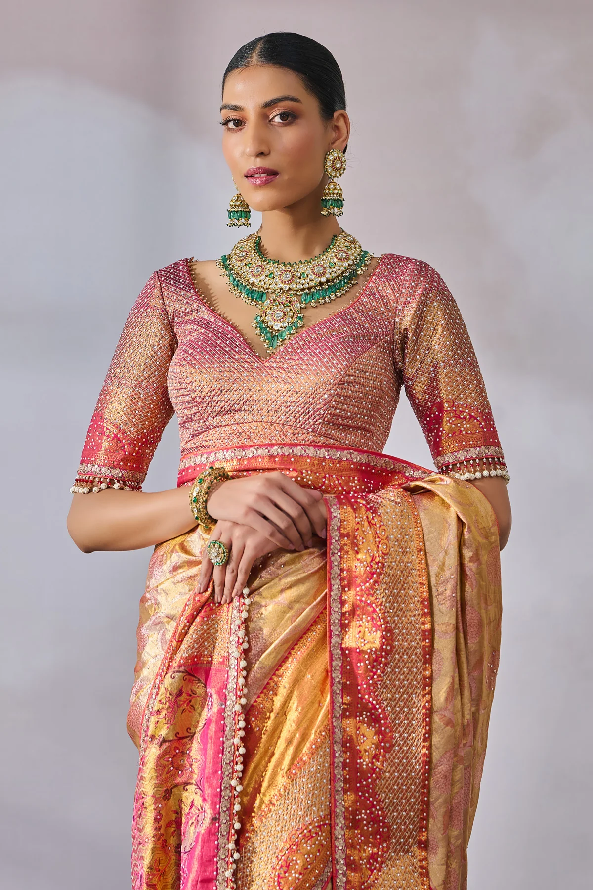 SOL Blouse Saree - Image 3