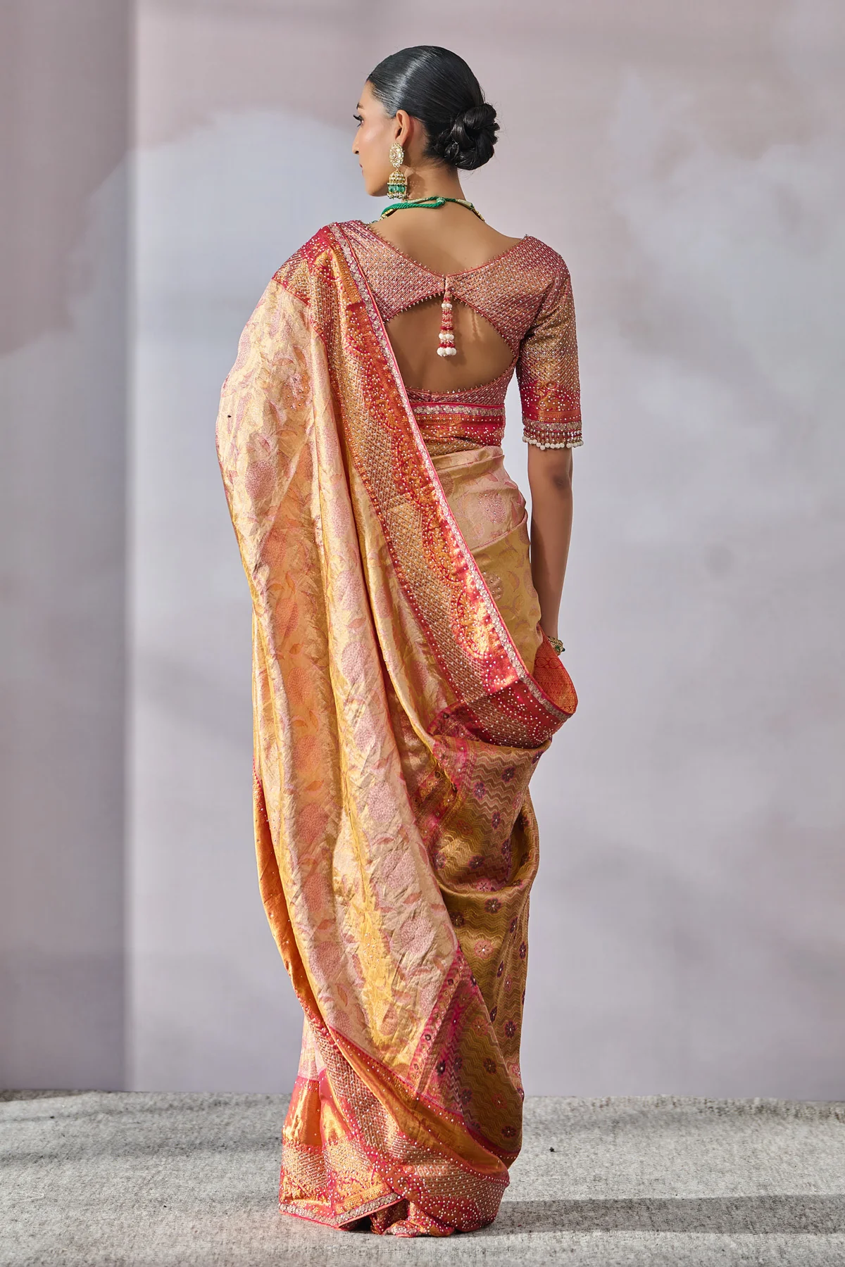 SOL Blouse Saree - Image 4