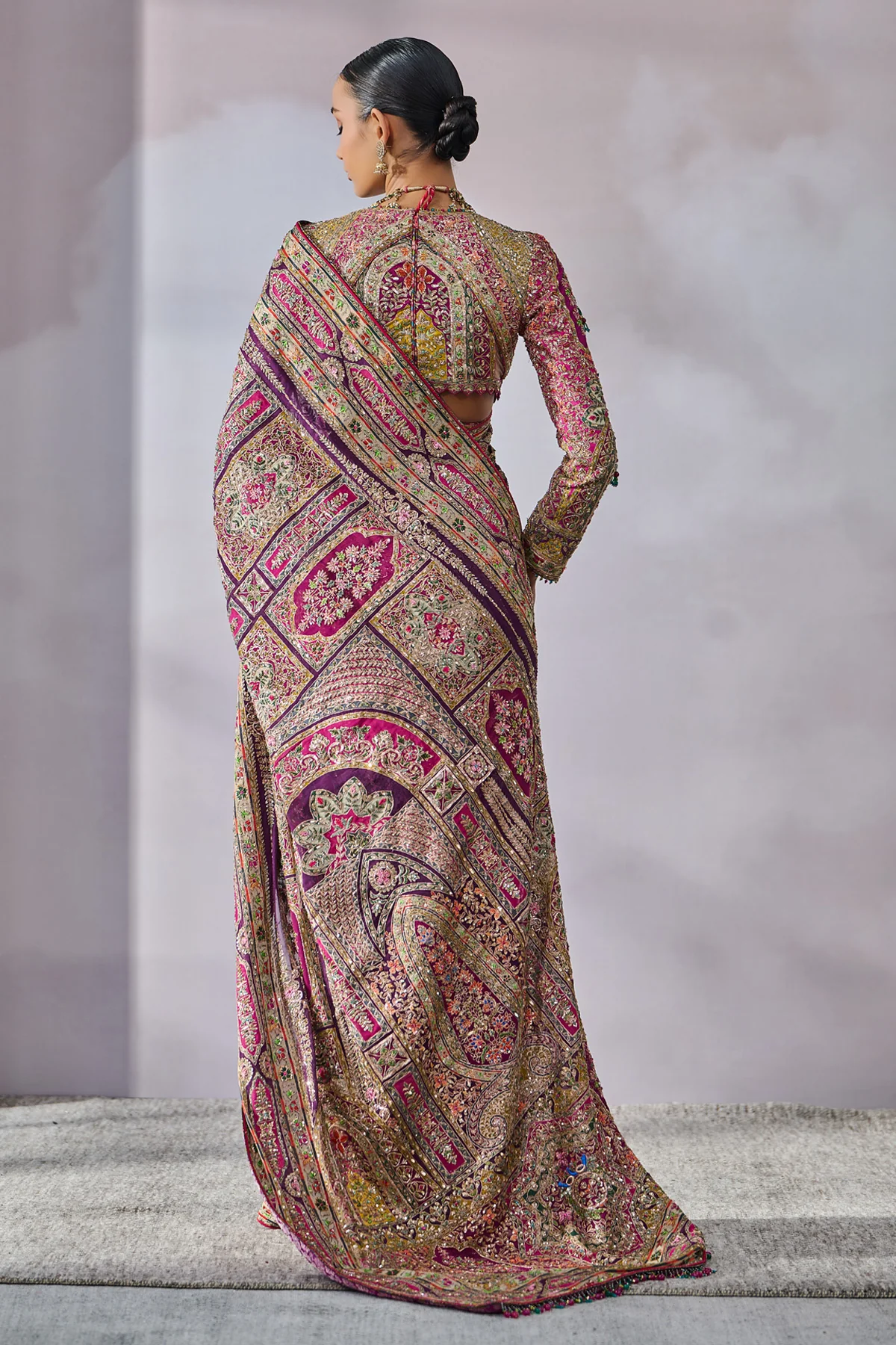 SOL Blouse Saree - Image 3