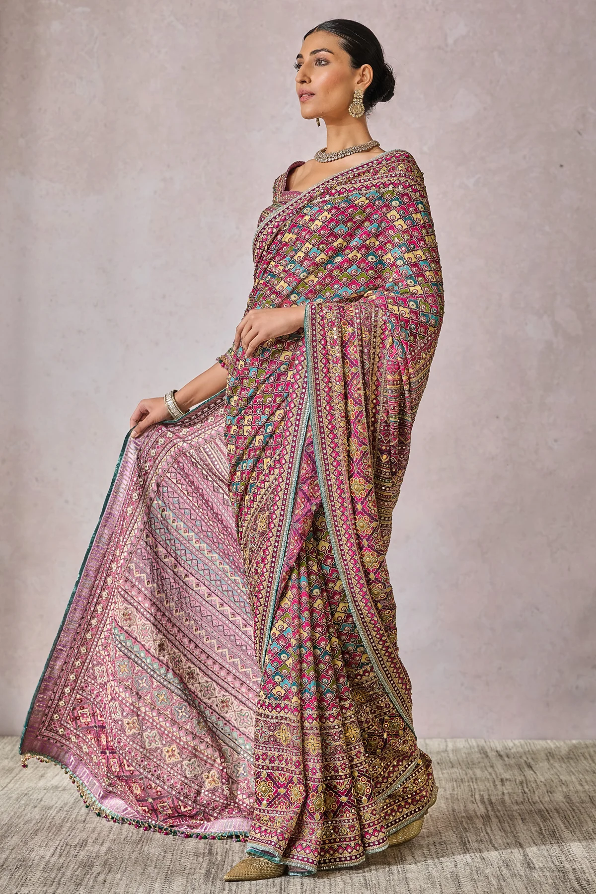 SOL Blouse Saree - Image 3
