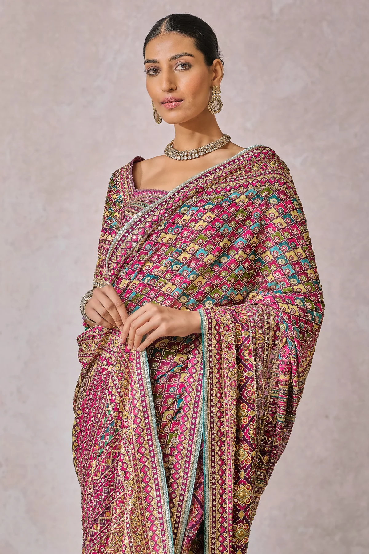 SOL Blouse Saree - Image 4