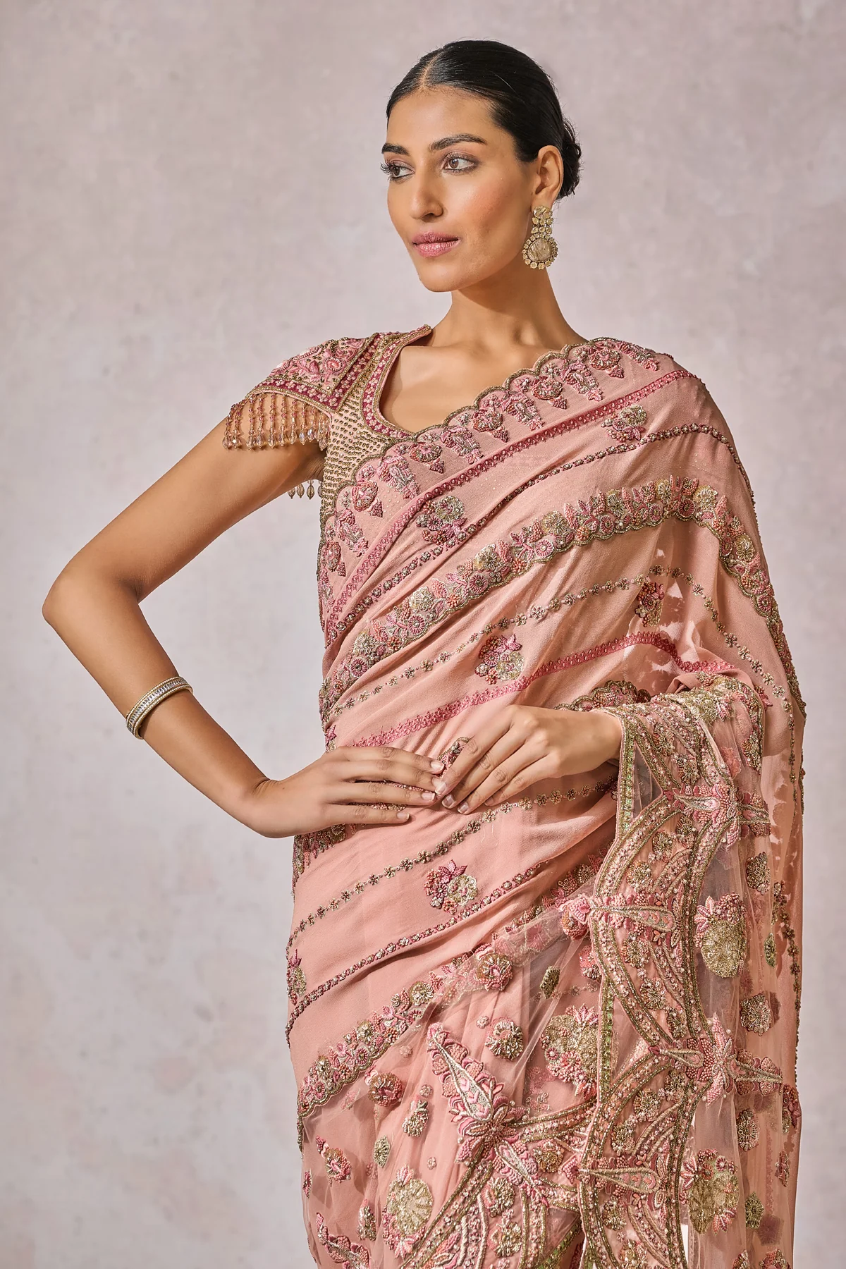 SOL Blouse Saree - Image 4