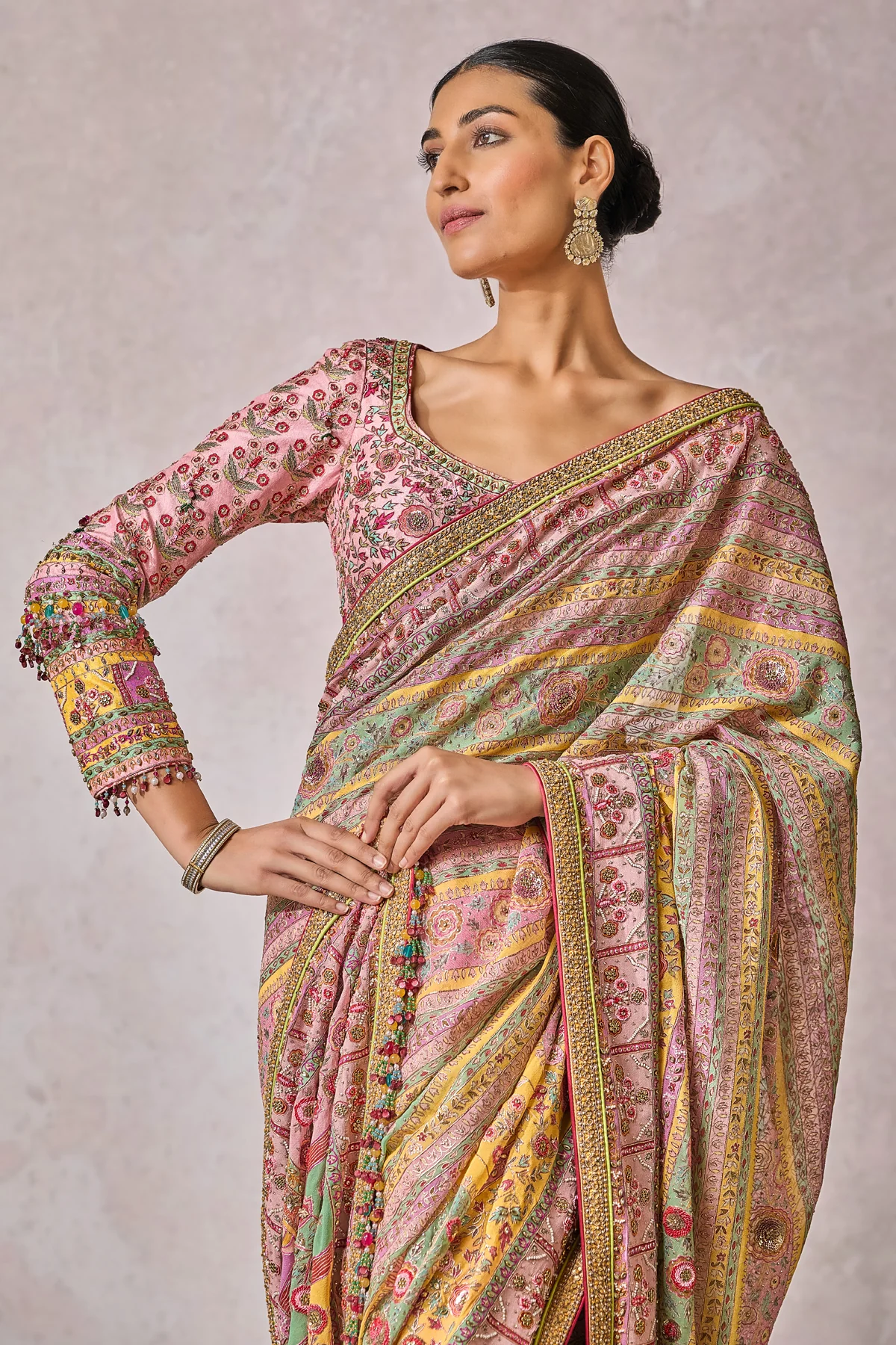 SOL Blouse Saree - Image 4