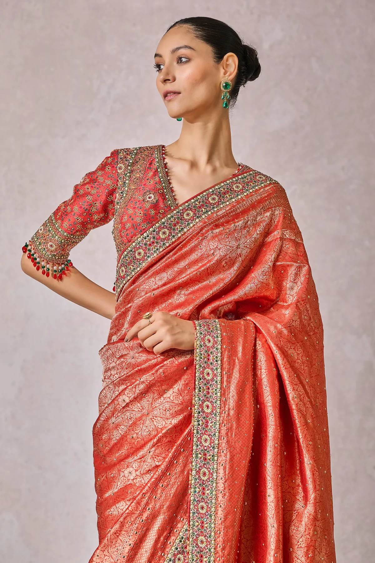 SOL Blouse Saree - Image 4