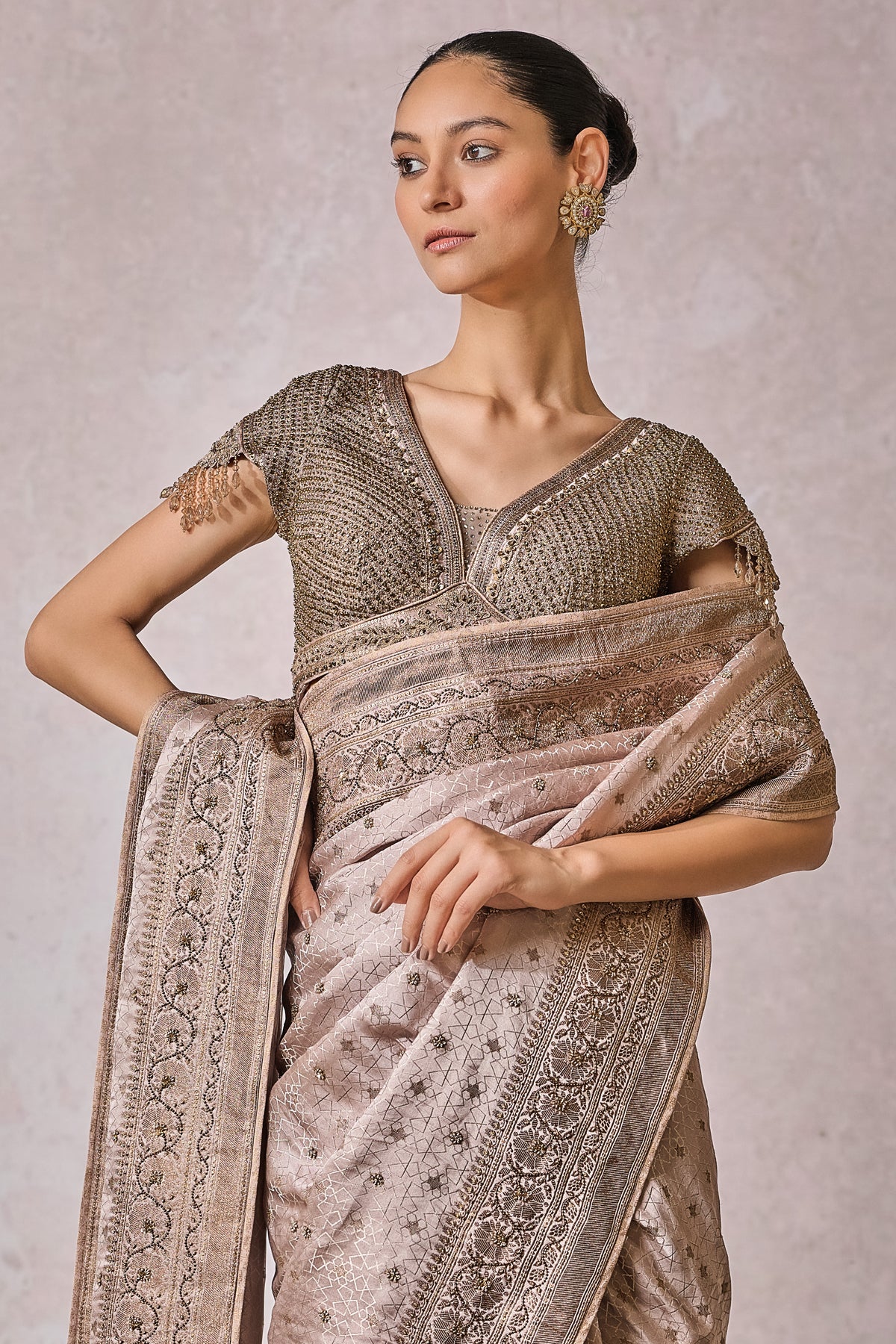 SOL Blouse Saree - Image 4