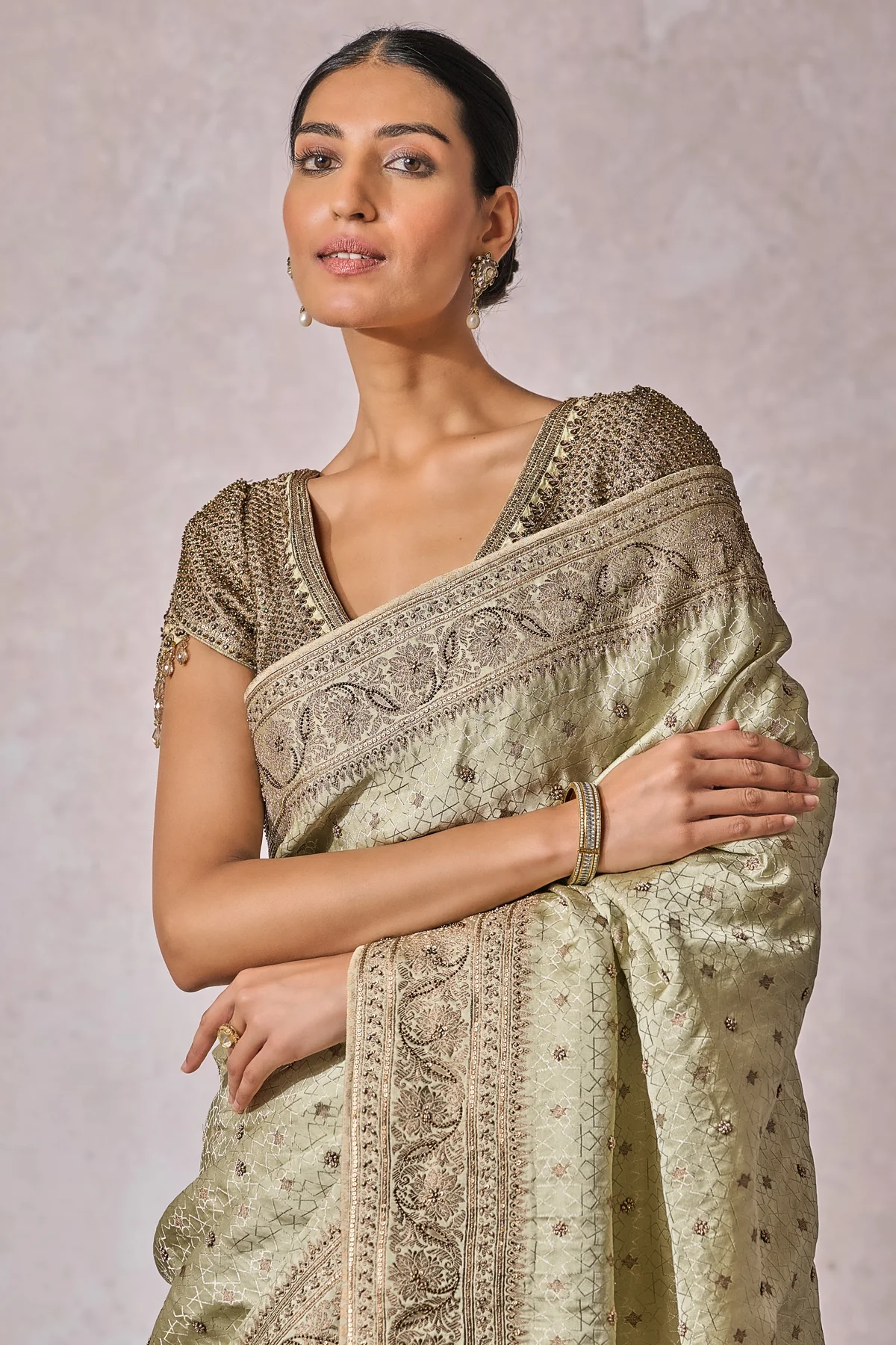 SOL Blouse Saree - Image 5