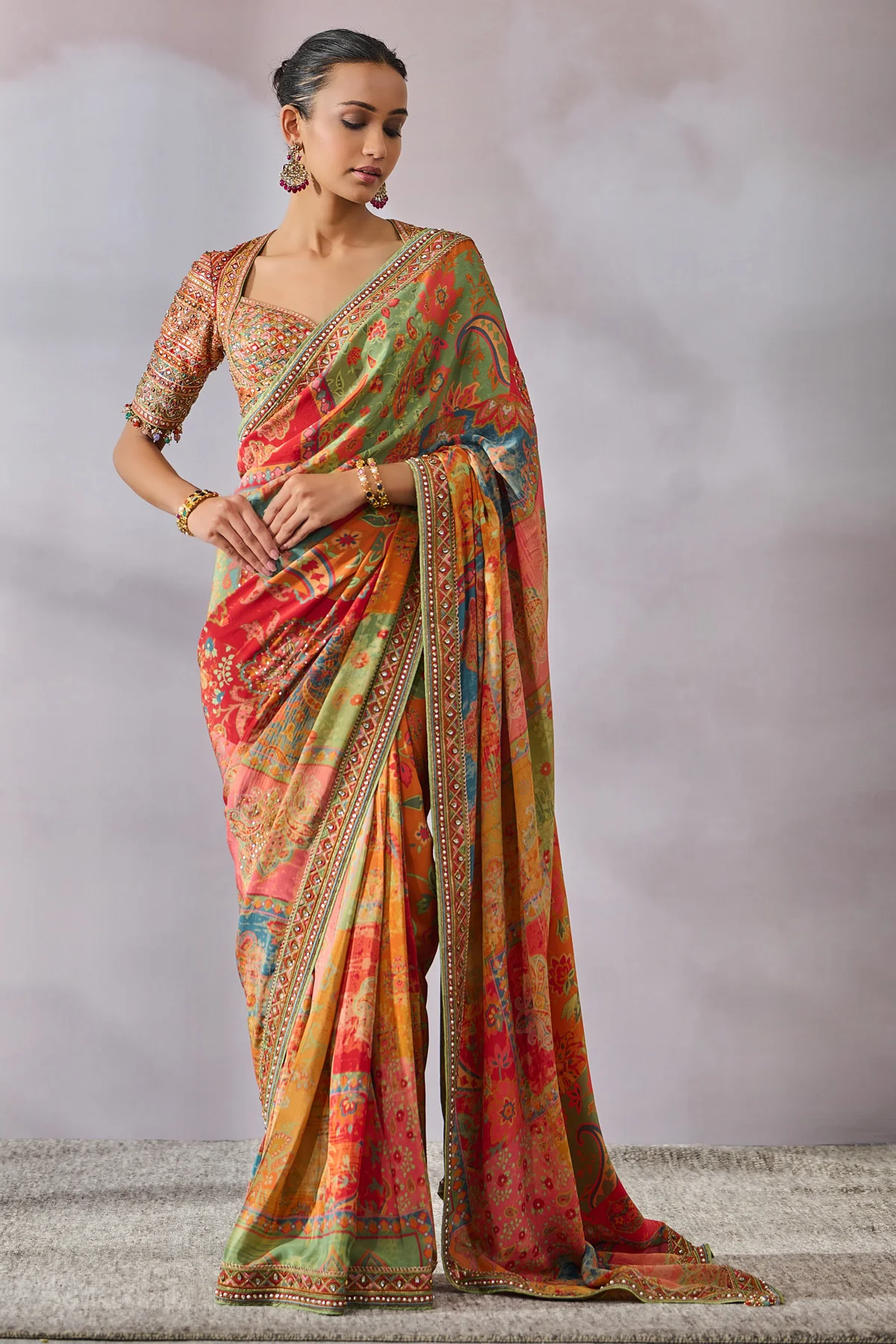 SOL Blouse Saree
