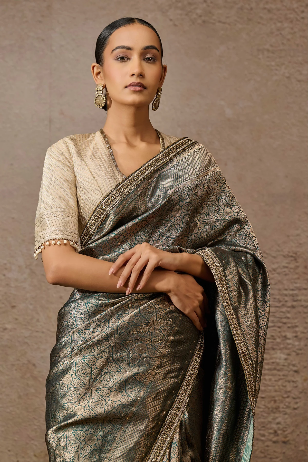 Brocade Saree Blouse Fabric - Image 3