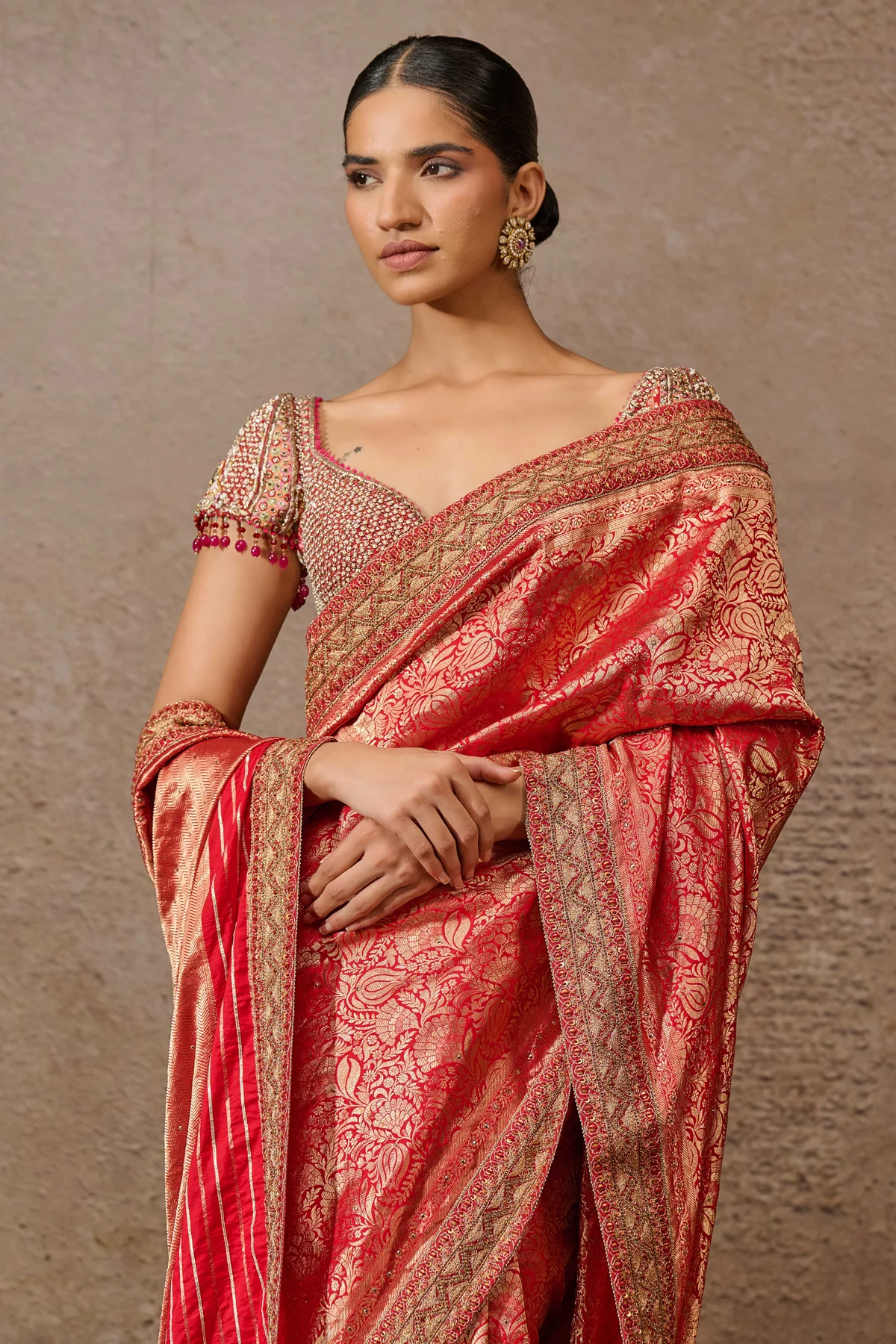 Brocade Saree Blouse Fabric - Image 3