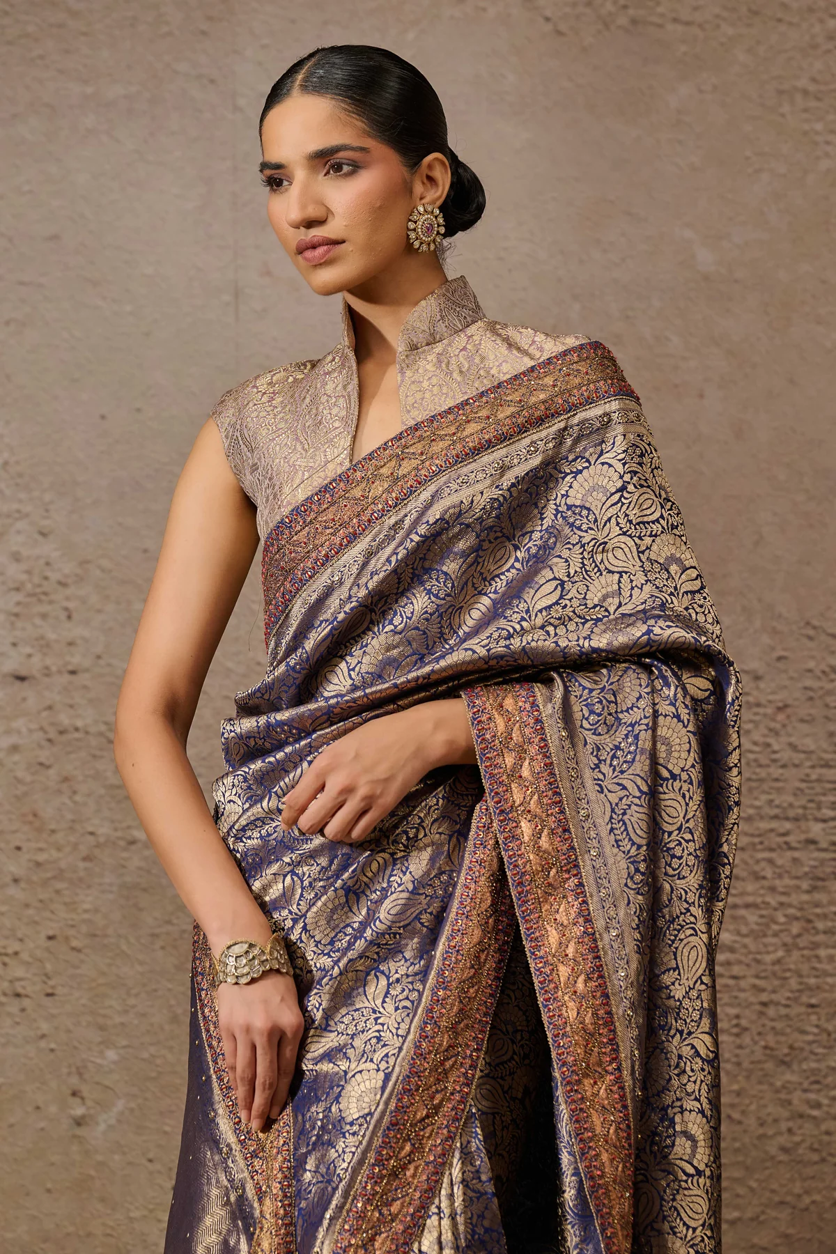 Brocade Saree Blouse Fabric - Image 3