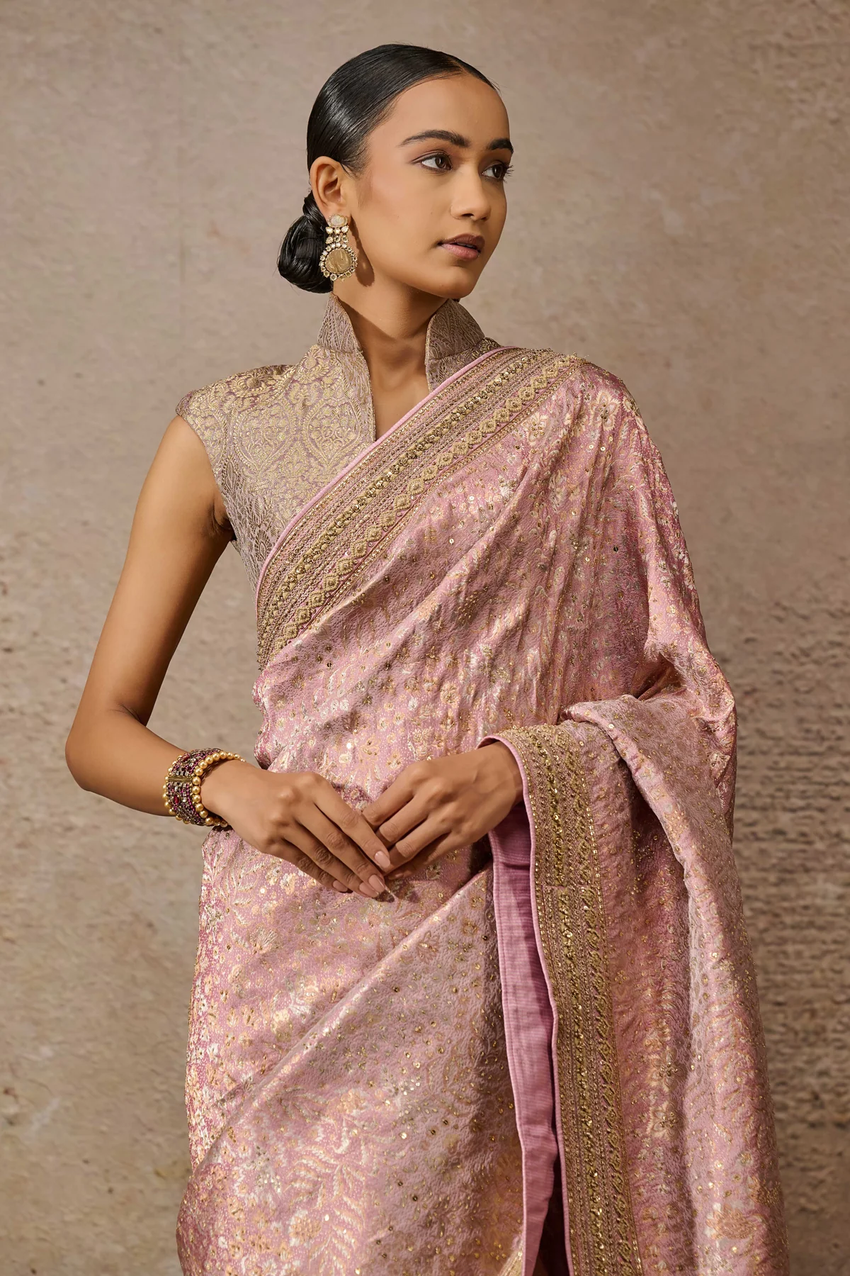 Brocade Saree Blouse Fabric - Image 3