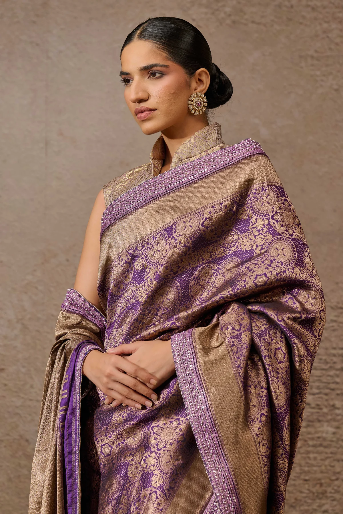 Brocade Saree Blouse Fabric - Image 3
