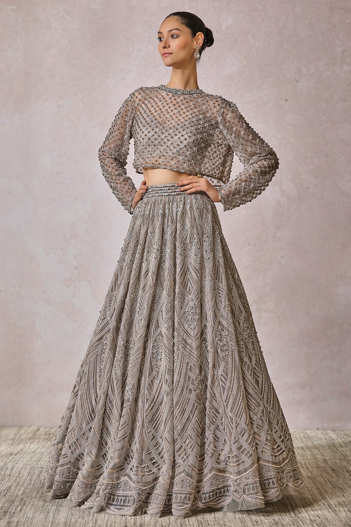 SOL Bustier Top Lehenga - Image 3