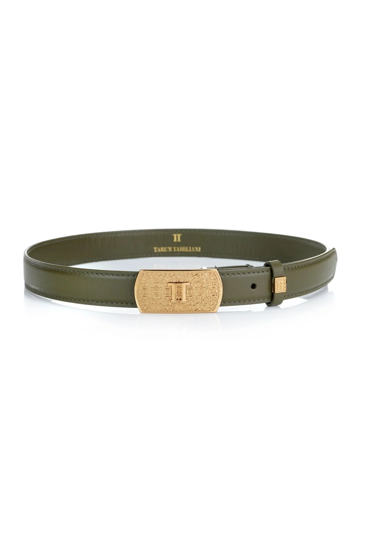 Classic Leather Monogram Belt - Image 4