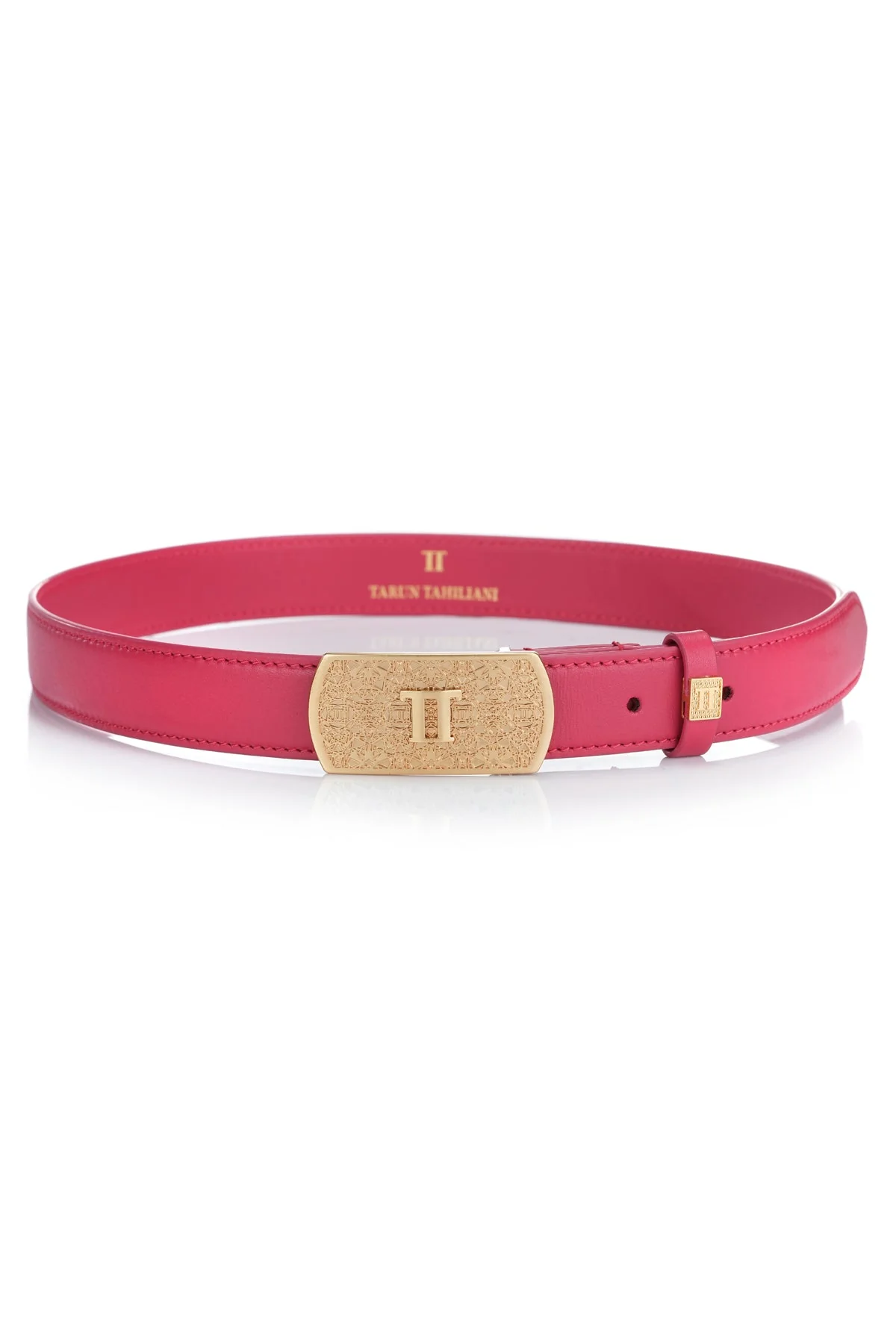 Classic Leather Monogram Belt - Image 4