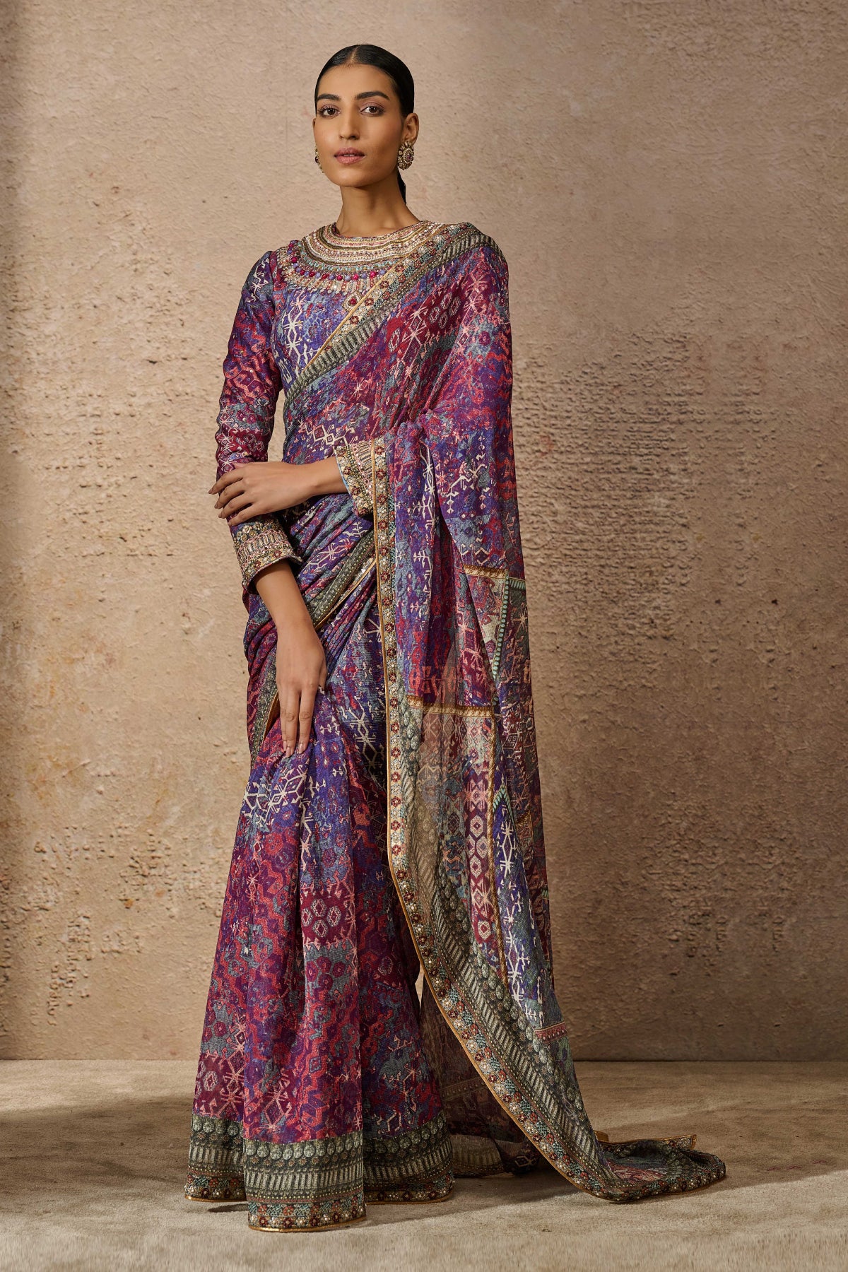 Otherworldly Classic Printed Saree