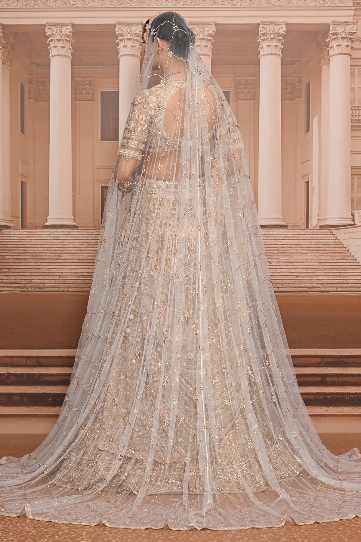 Ever Bloom Embellished Kalidar Lehenga - Image 3