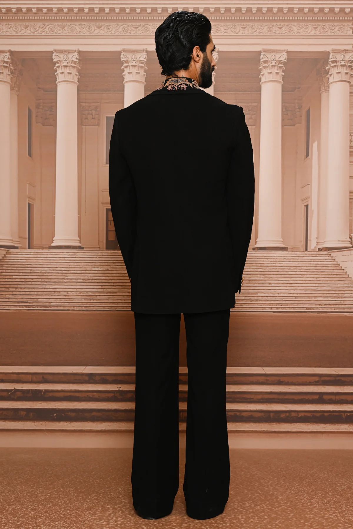 Ever Bloom Embroidered Tuxedo Set - Image 6