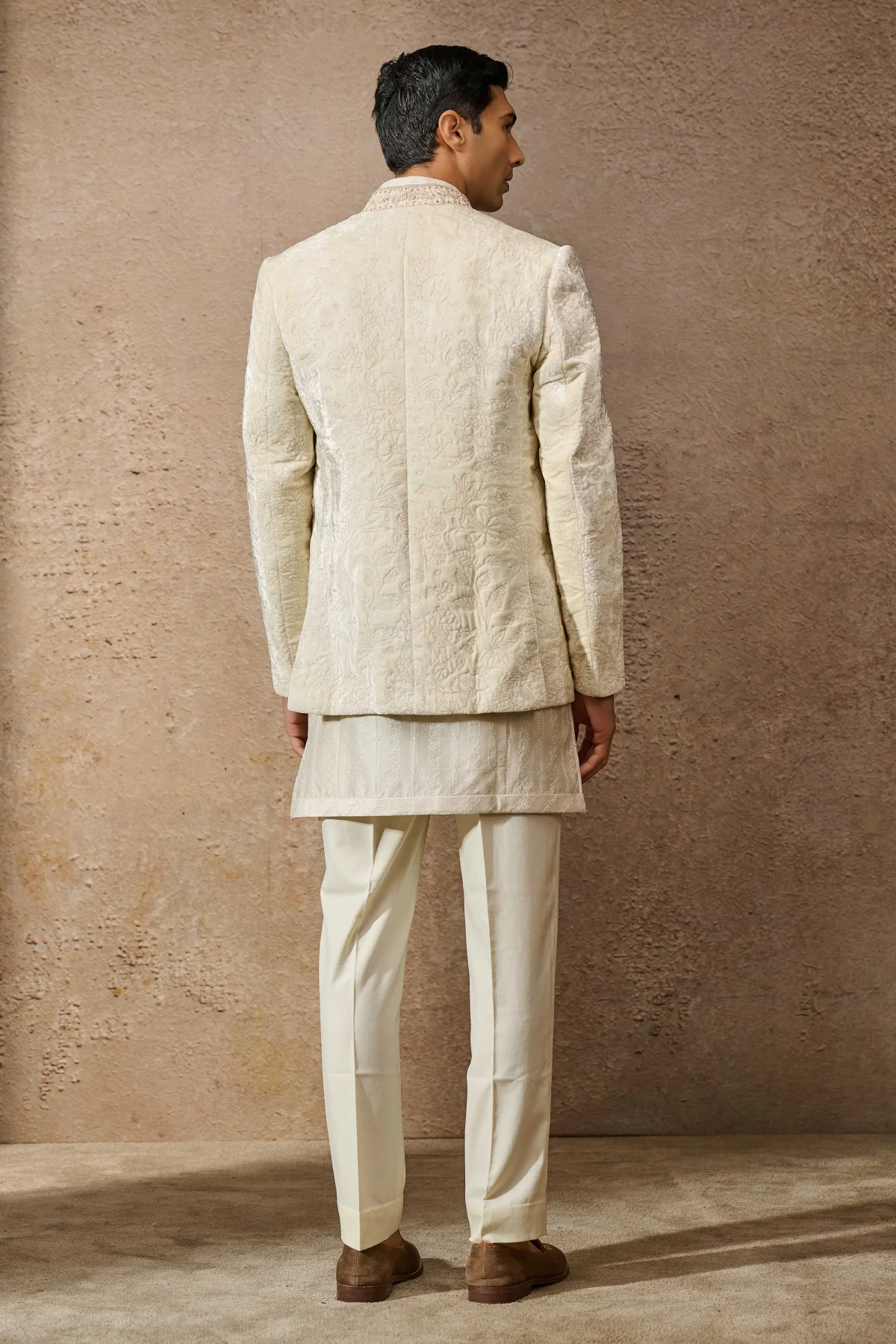 Otherworldly Front Open Floral Bandgala Set - Image 4