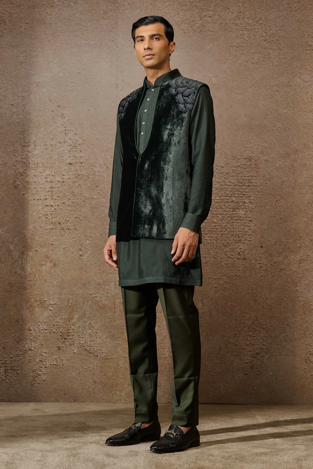 Otherworldly Indowestern Waistcoat Set - Image 2