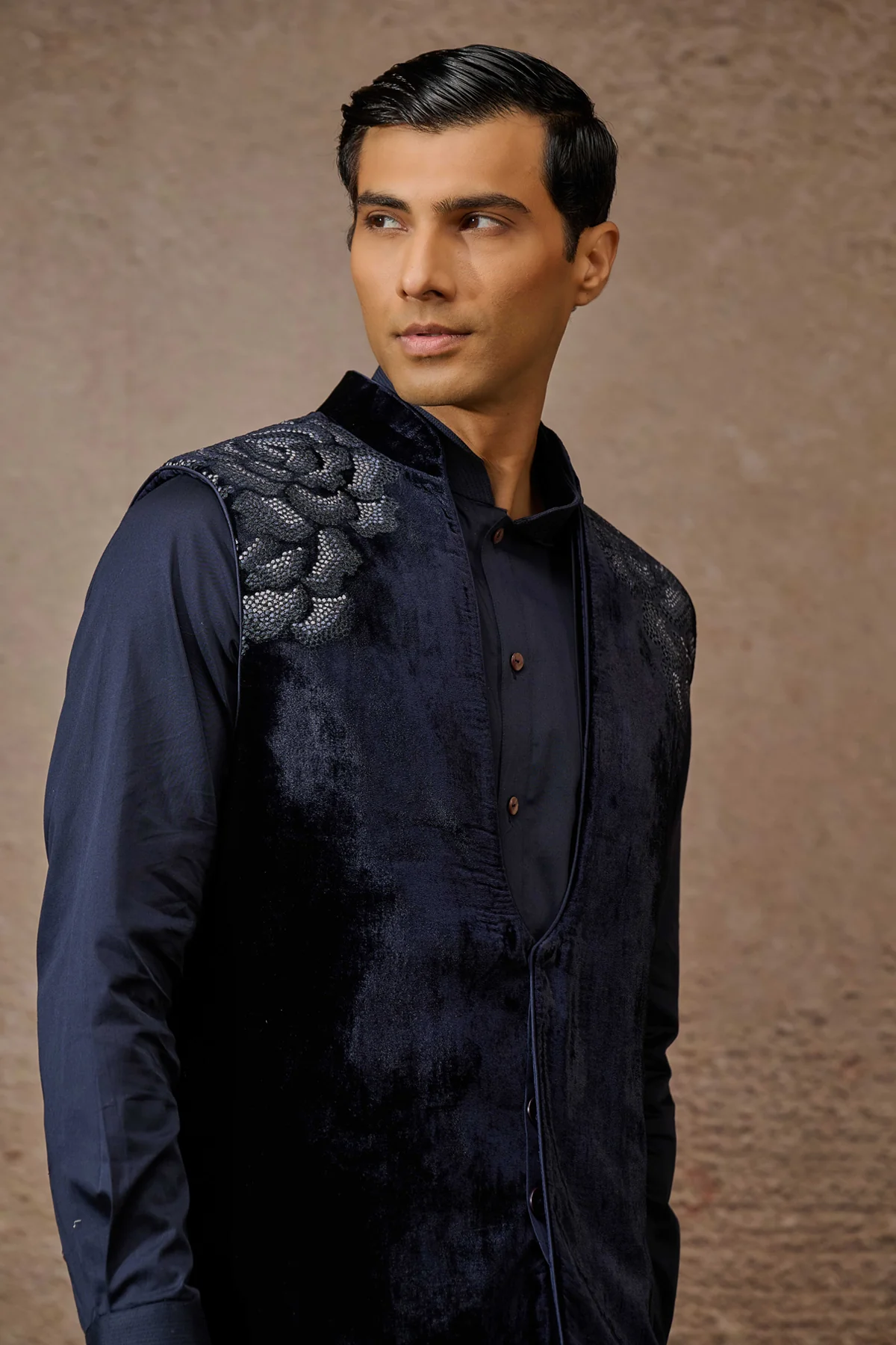 Otherworldly Indowestern Waistcoat Set - Image 3