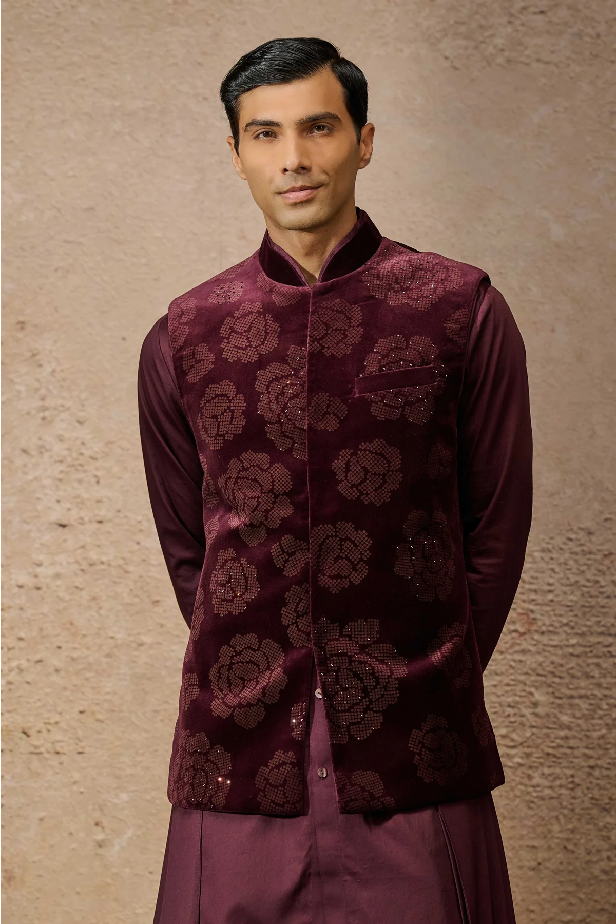 Otherworldly Indowestern Waistcoat Set - Image 3