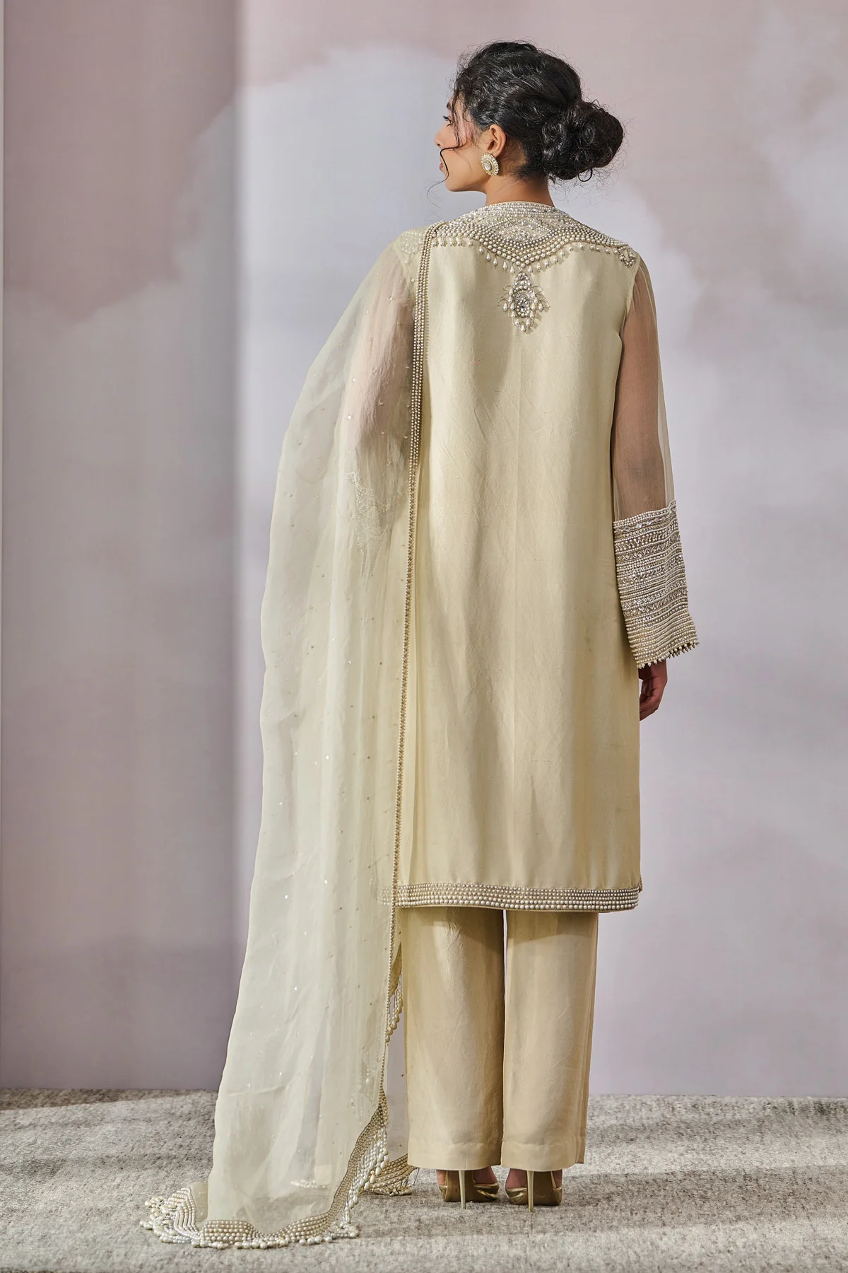 SOL Kurta Trousers Dupatta - Image 2