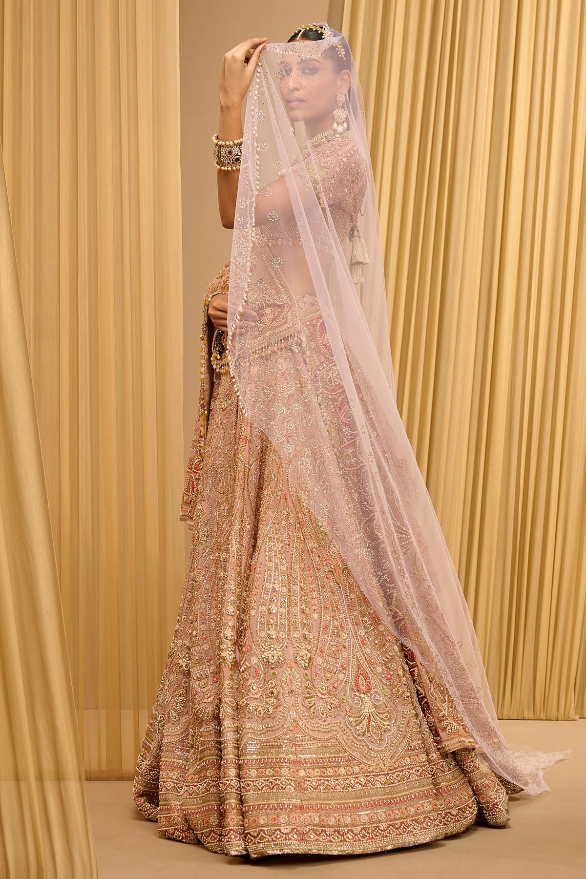 Otherworldly Paisley Bridal Lehenga - Image 3