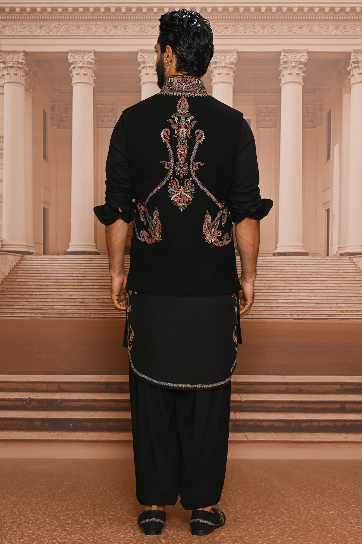 Ever Bloom Paisley Waistcoat Set - Image 5