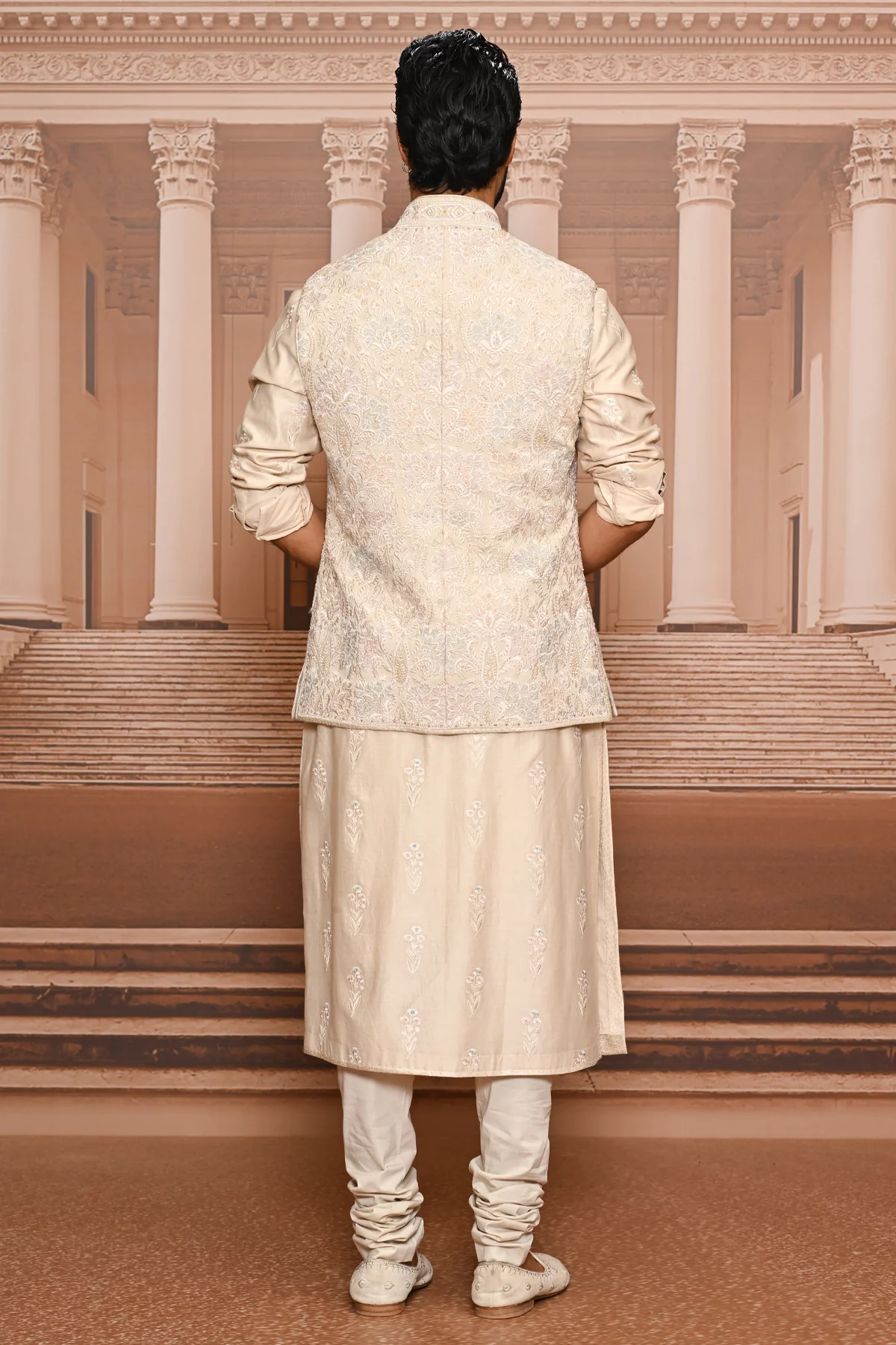 Ever Bloom Patchwork Waistcoat Set - Image 6