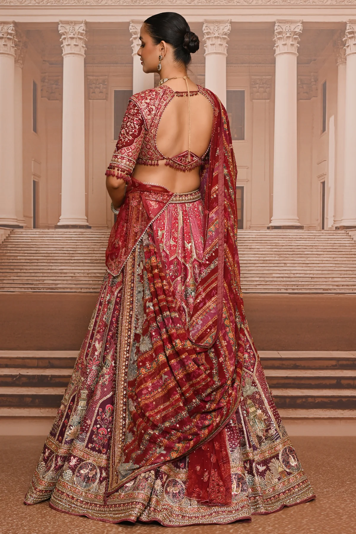Ever Bloom Pichwai Embellished Lehenga - Image 5