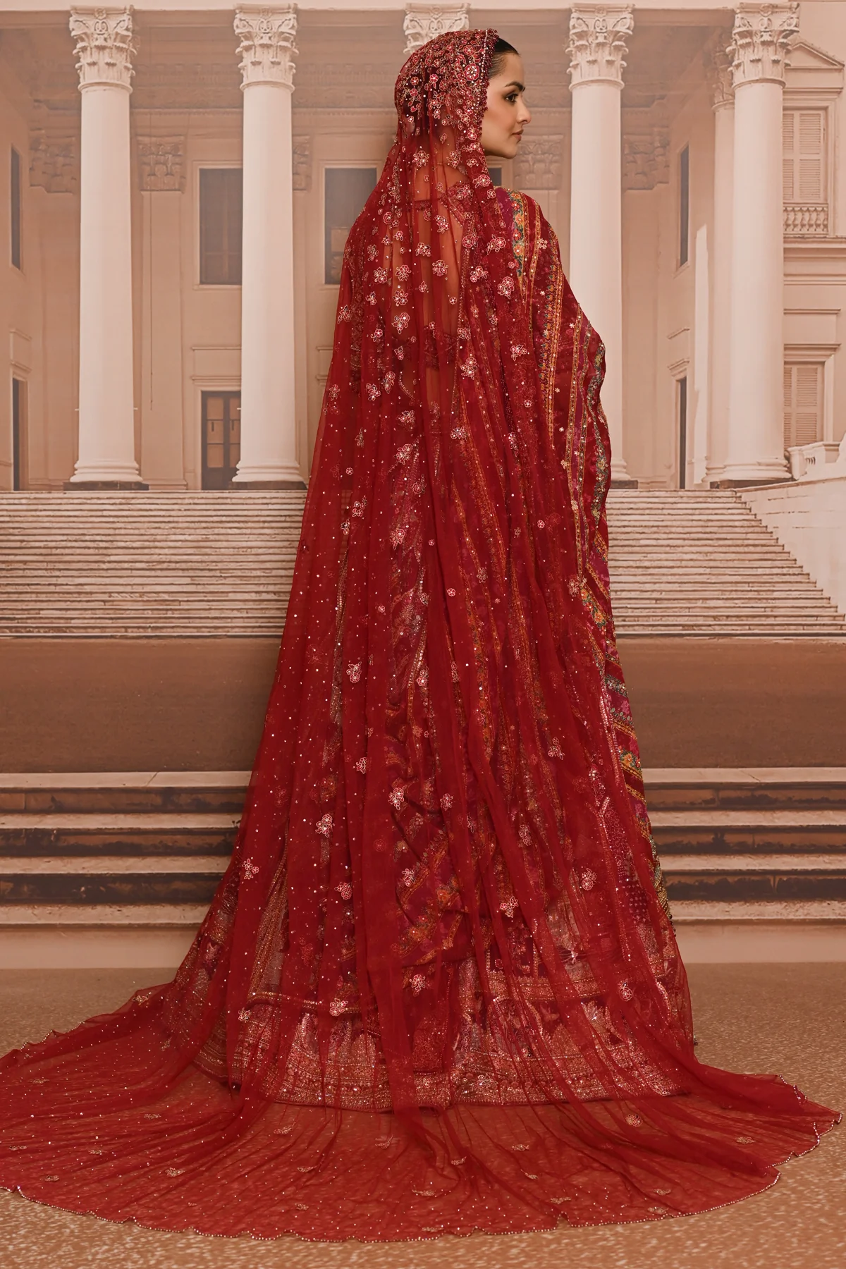 Ever Bloom Pichwai Embellished Lehenga - Image 6
