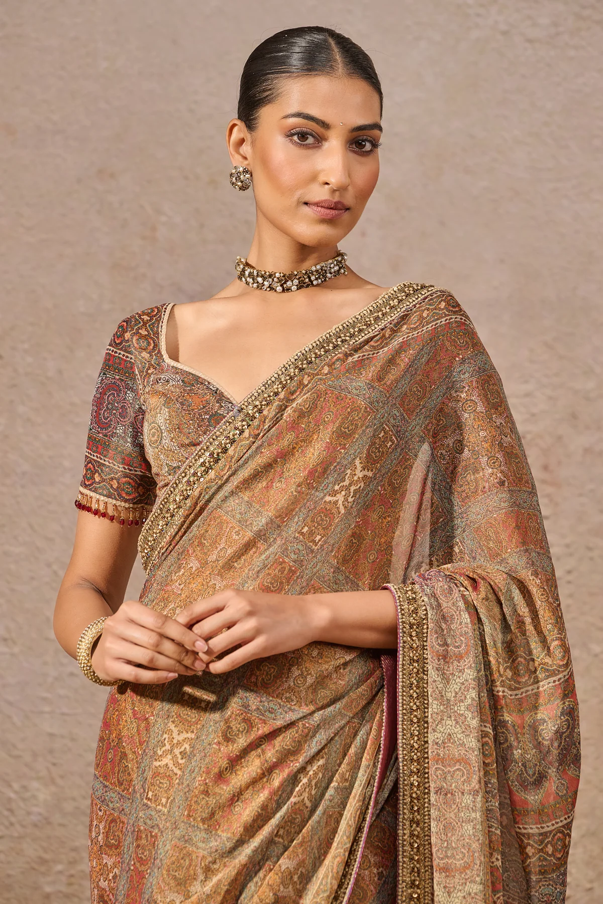 Languid Summer Printed Saree - Image 2