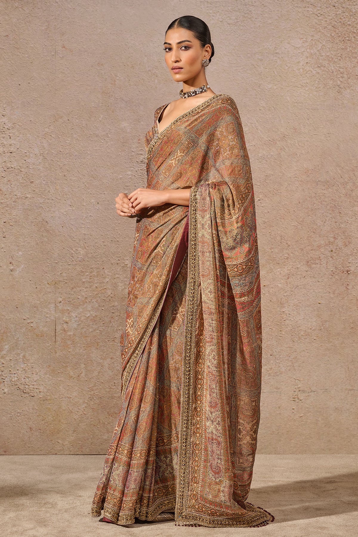 Languid Summer Printed Saree - Image 3