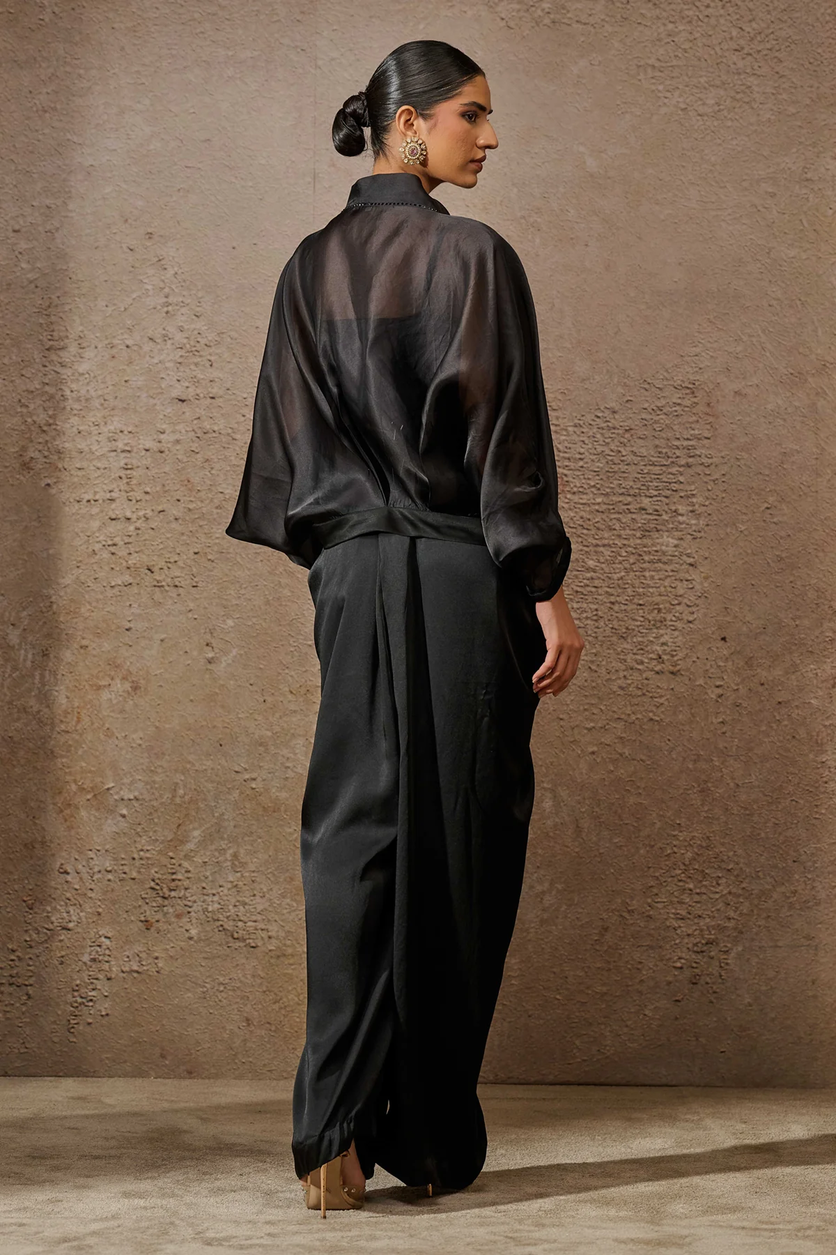 Otherworldly Ruched Top & Trouser Co Ord Set - Image 4