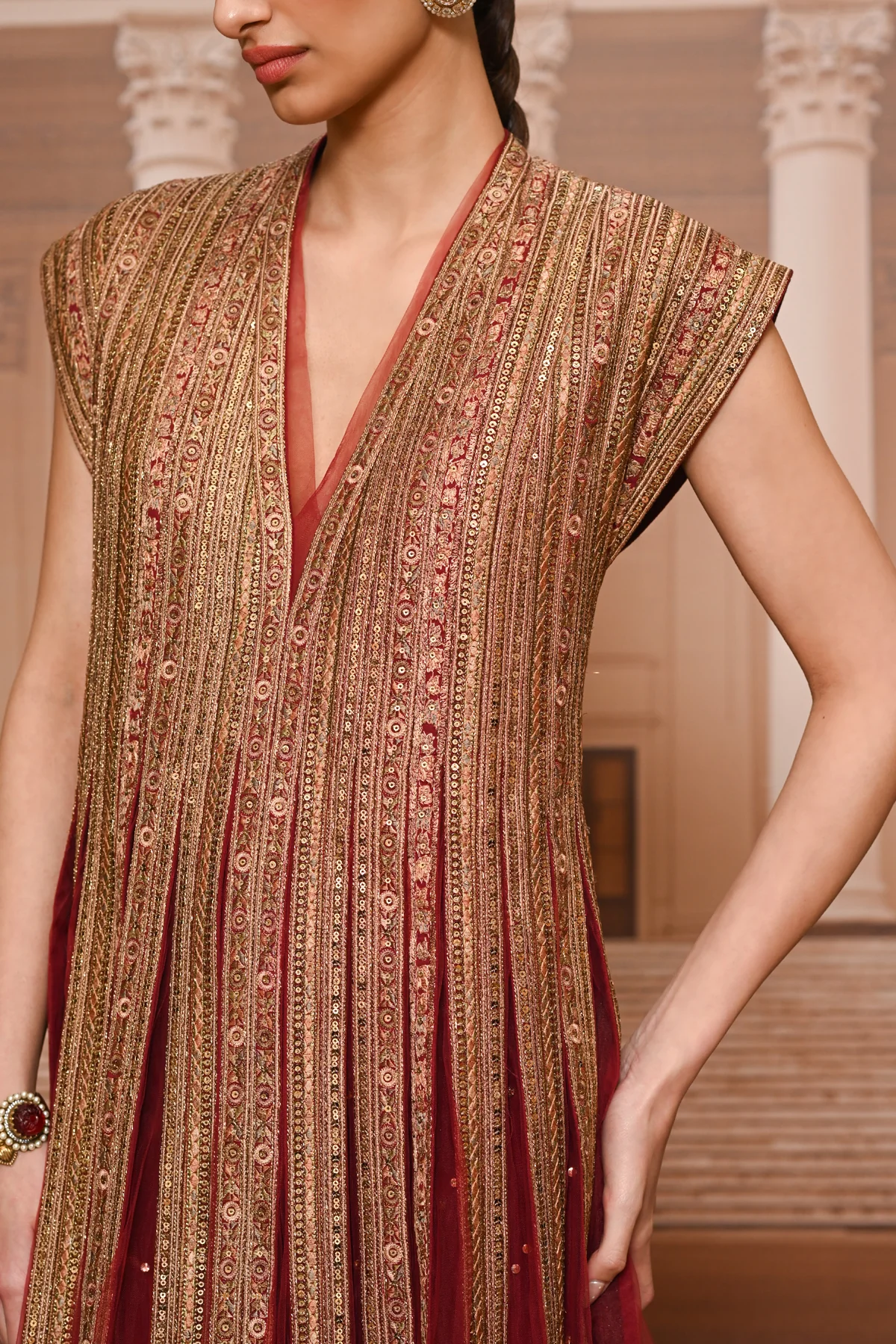 Ever Bloom Sequin Embroidered Kurta Set - Image 4