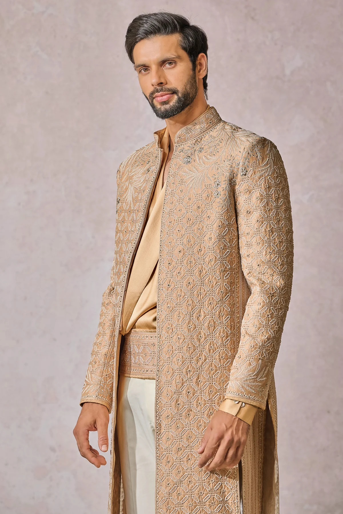 SOL Sherwani Kamarbandh Trouser Kurta - Image 4